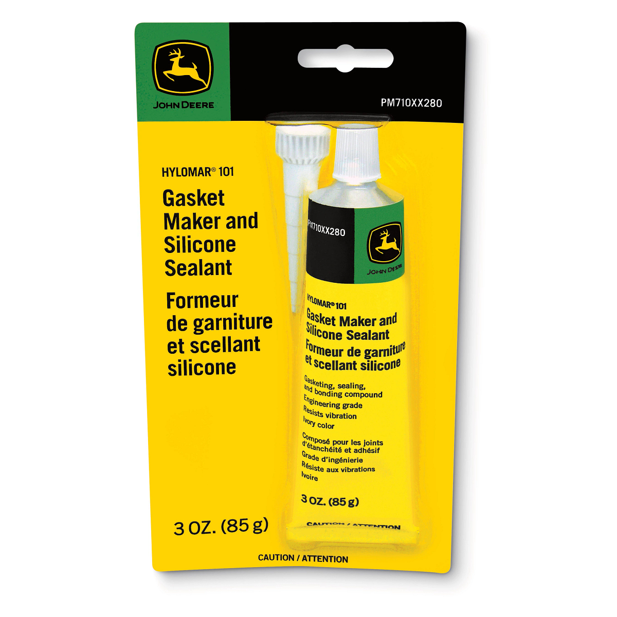 John Deere Gasket Maker and Silicone Sealant, Tube 85 gram (3 Oz) - PM710XX280