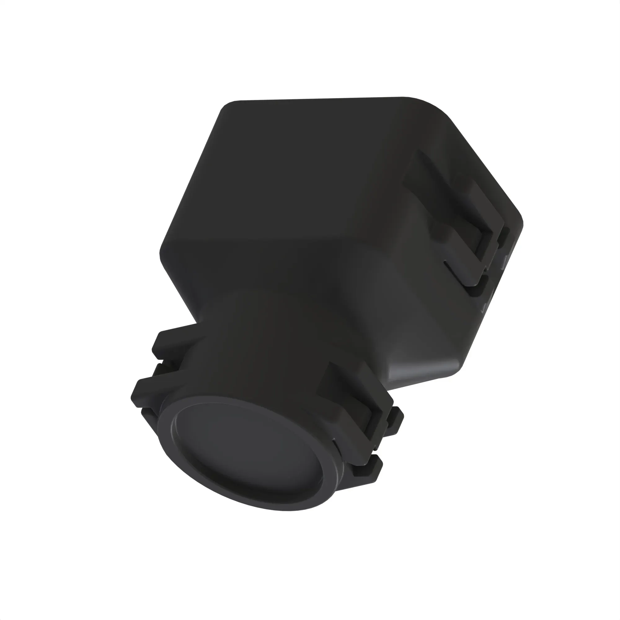 ACCY TYCO AS16 BACKSHELL BLK PLSTC