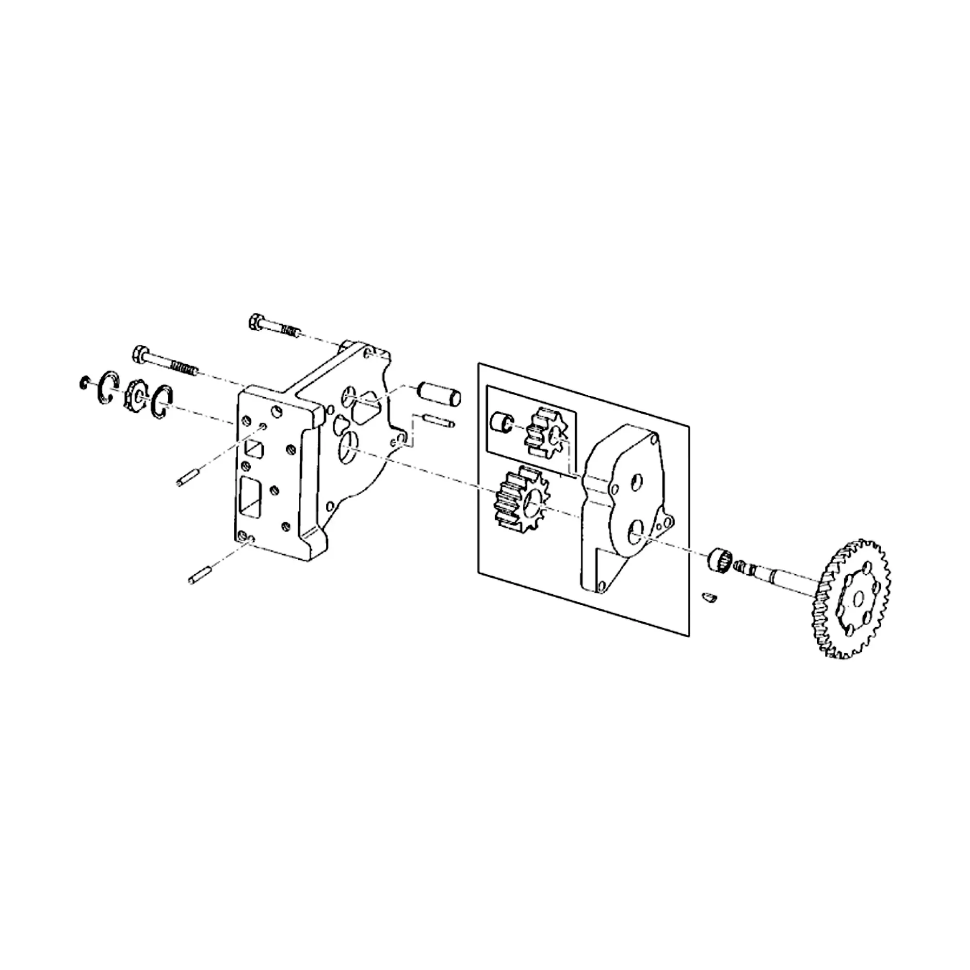 John Deere Transmission Oil Pump - RE565695