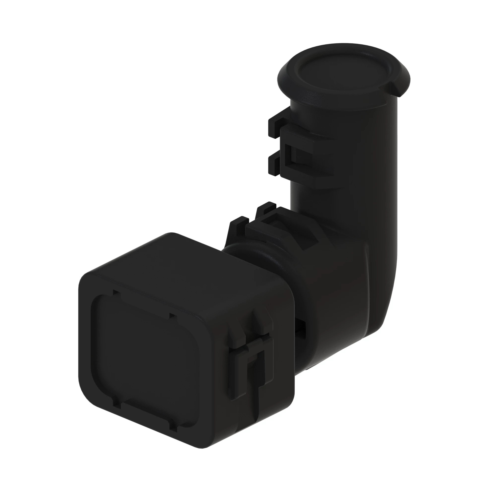 ACCY TYCO AS16 BACKSHELL BLK PLSTC