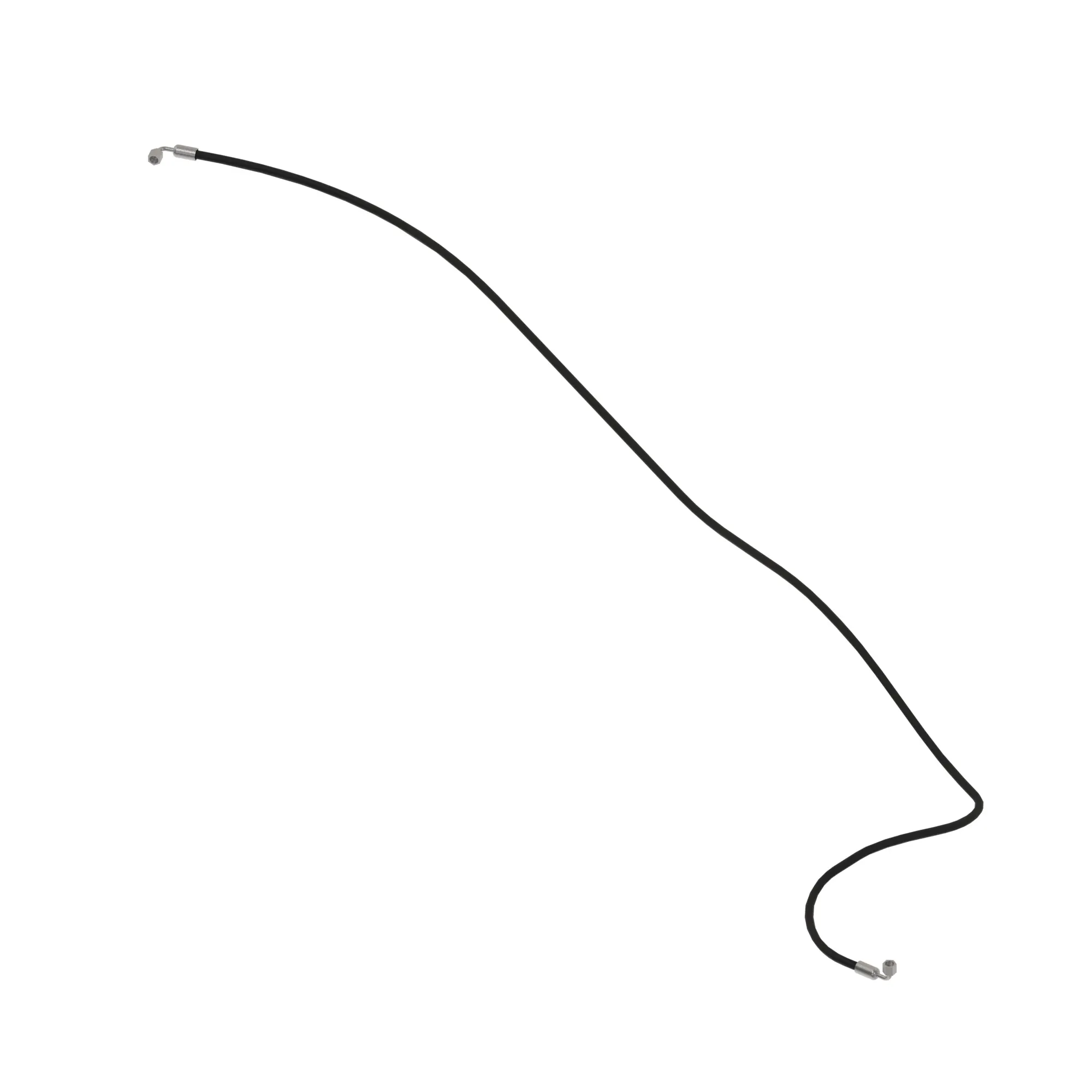 John Deere Position Cylinder Retract Hydraulic Hose (Bulkhead to Valve Stack) - AH227040