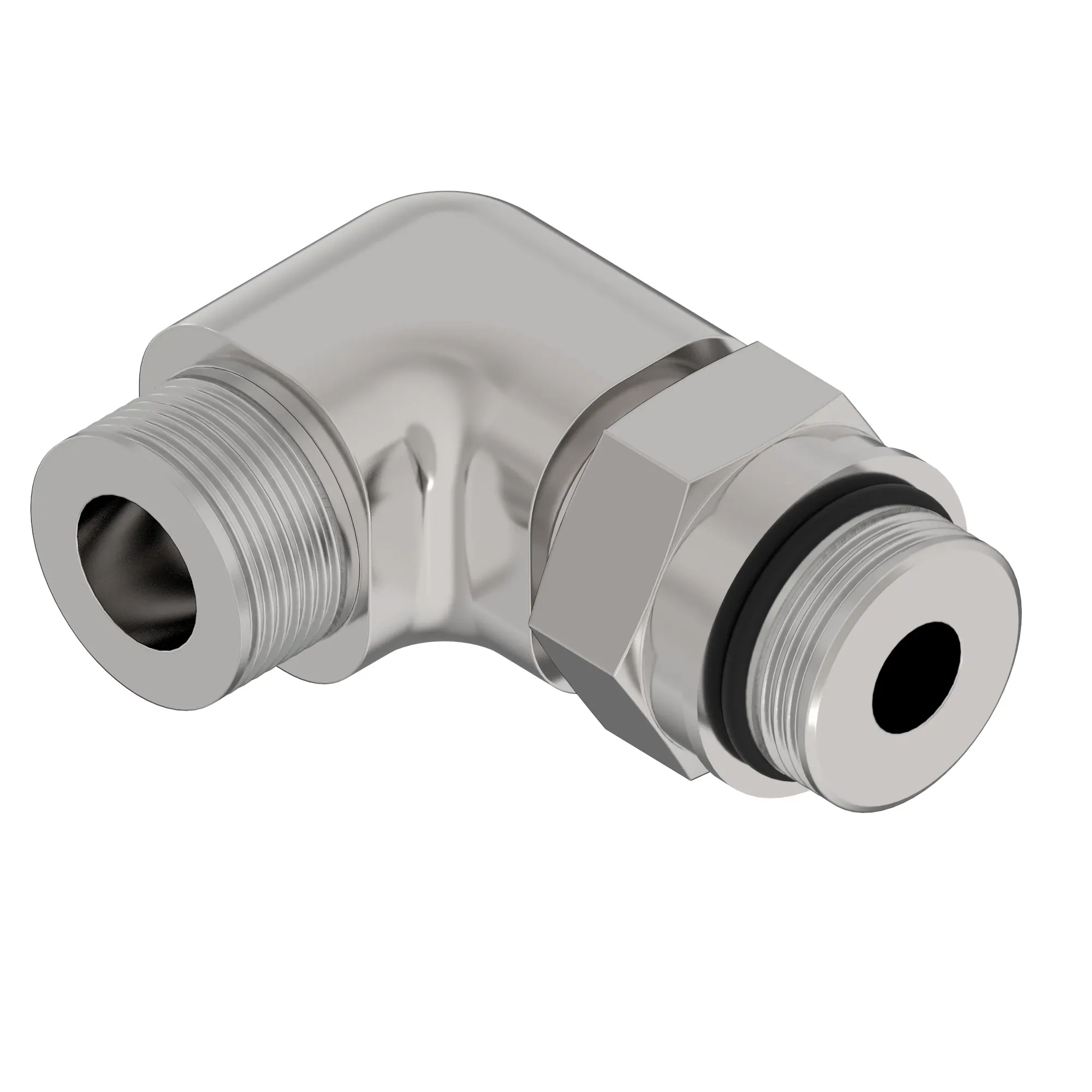 John Deere Adapter Fitting, Elbow Male to Female - AT532048