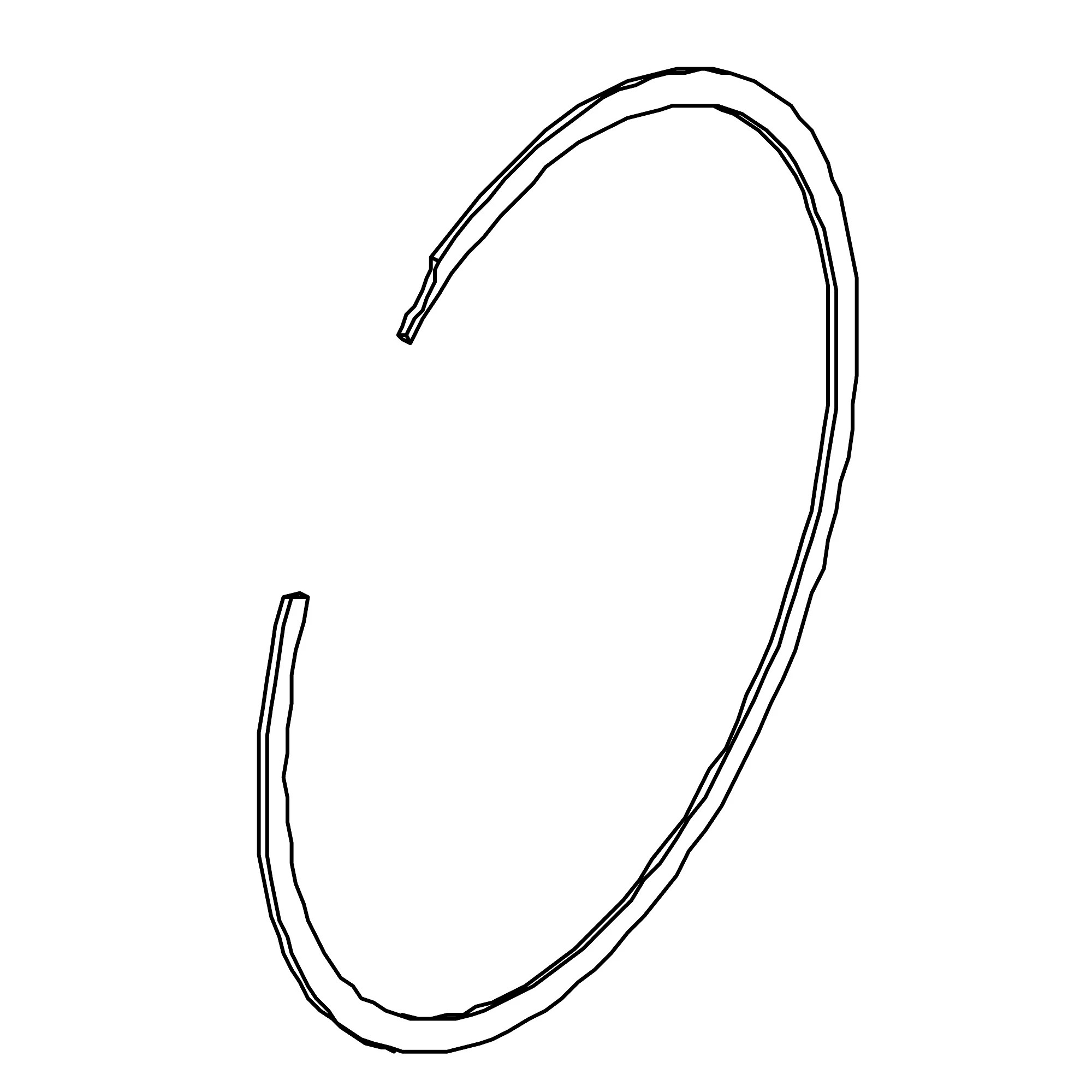 John Deere Retention Snap Ring - T404209