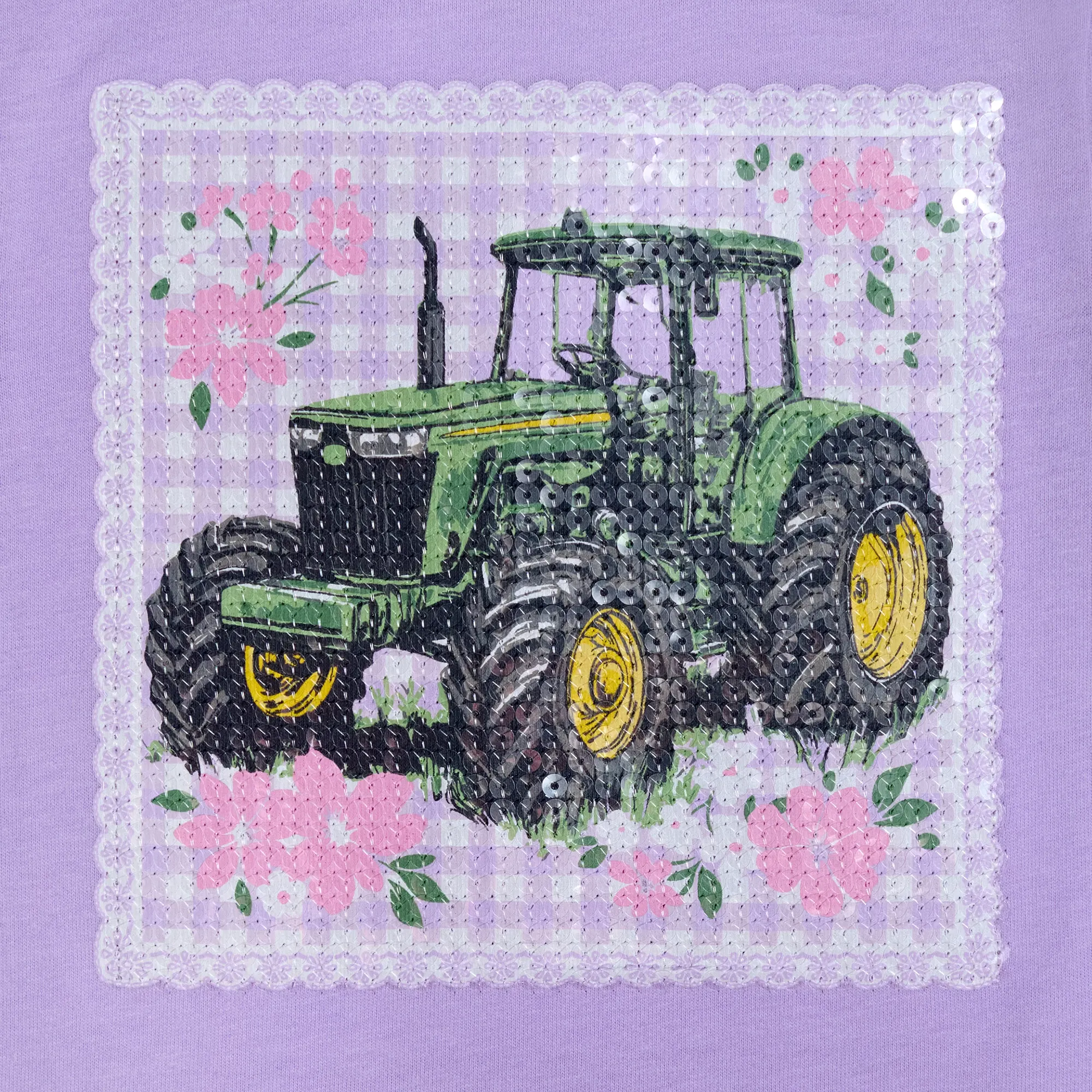 Sequin Tractor T-Shirt