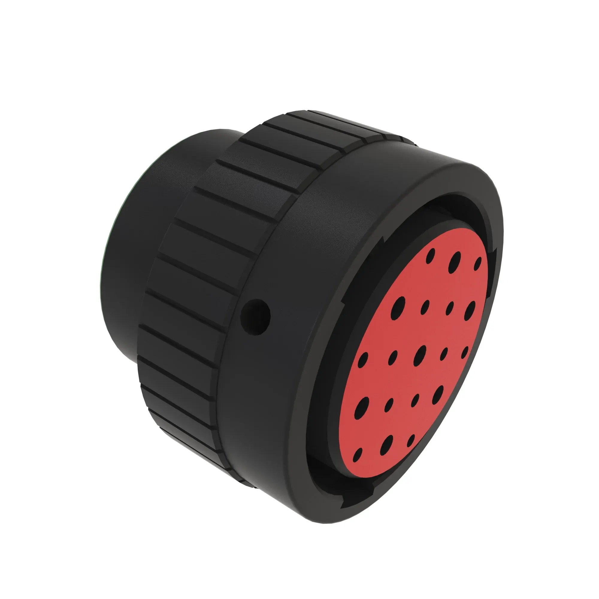 CONN DEUTSCH HDP20 19W FS BLK PLSTC