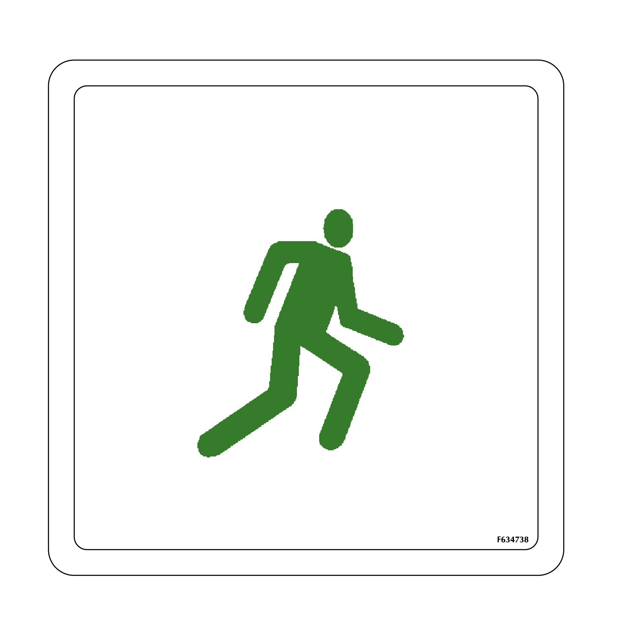 John Deere Label, Emergency Exit - F634738