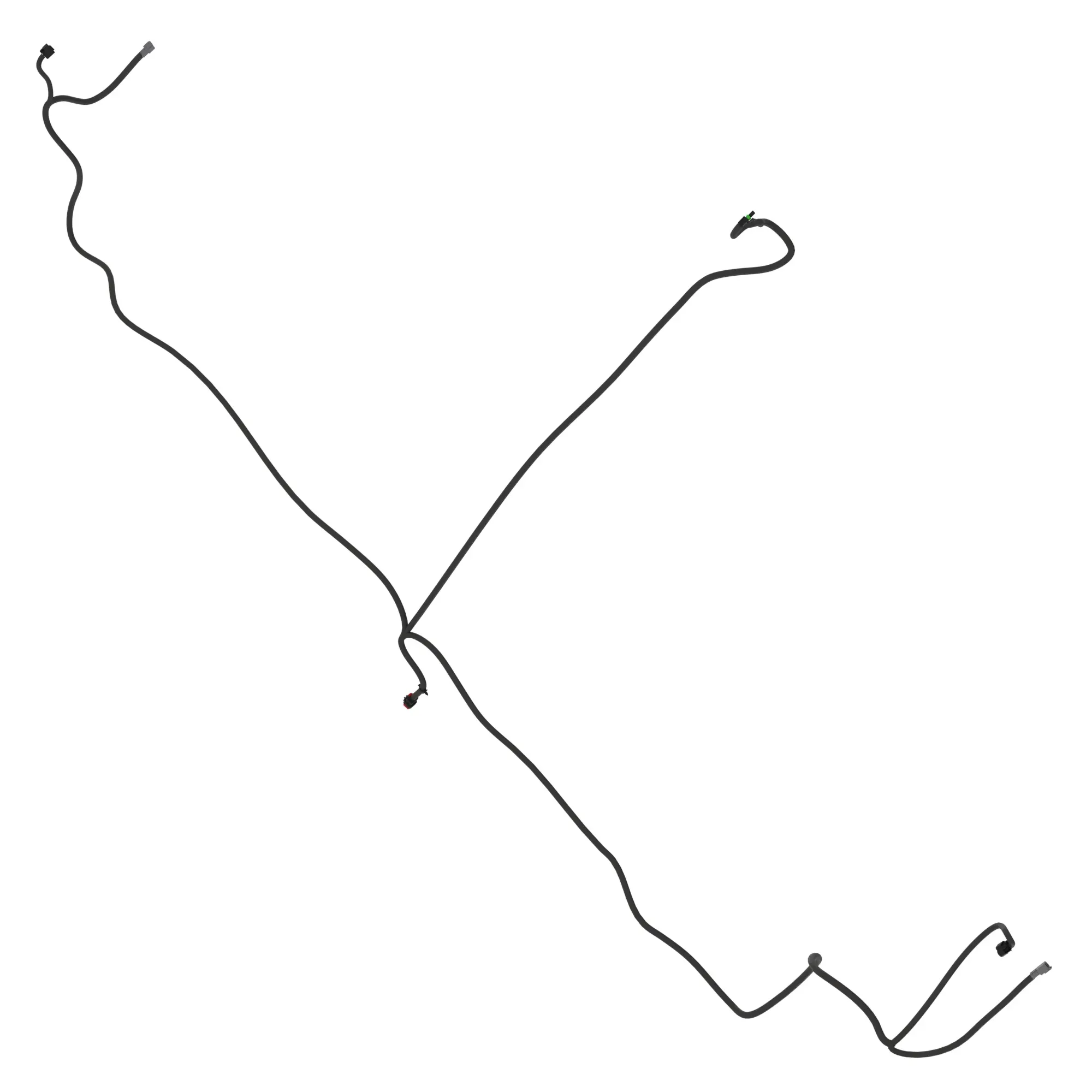 John Deere Front Cradle Wiring Harness - AKK37750