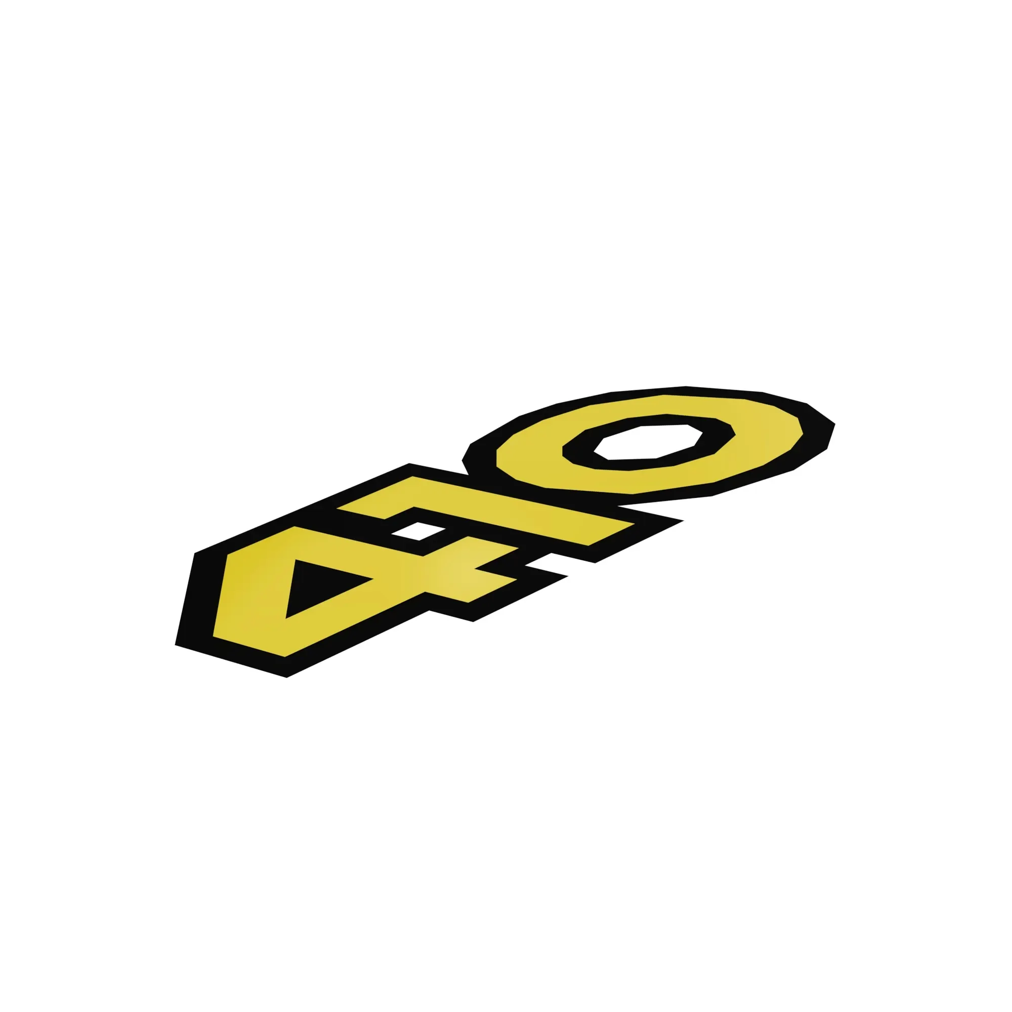 John Deere 410 Model Label, Right Side - R570479