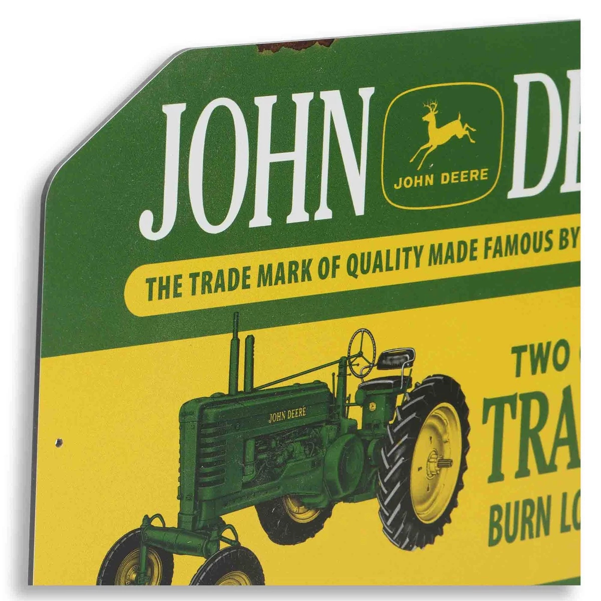 John Deere Sold Here Metal Sign