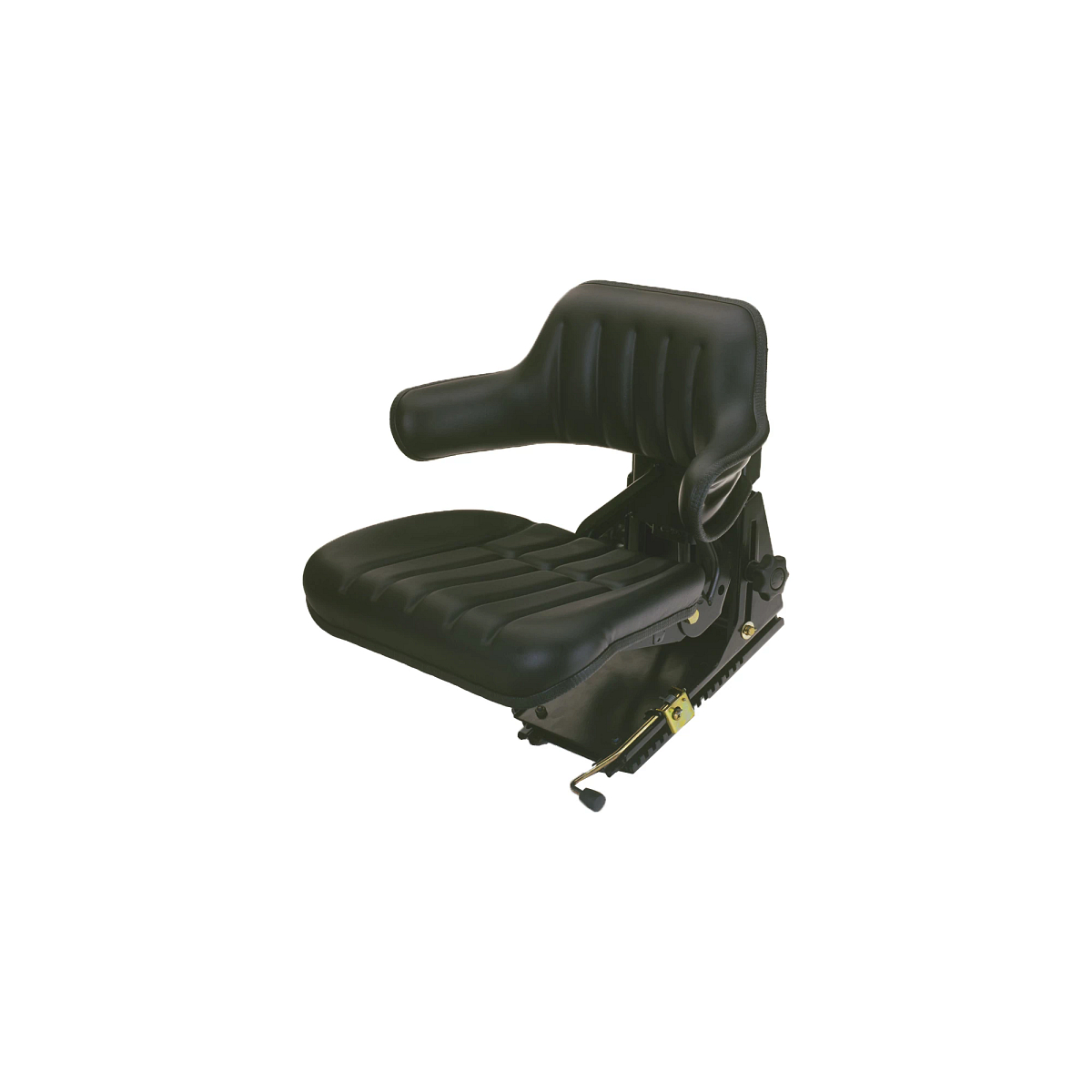 John Deere Deluxe Black Seat with Angled Support - AL56097