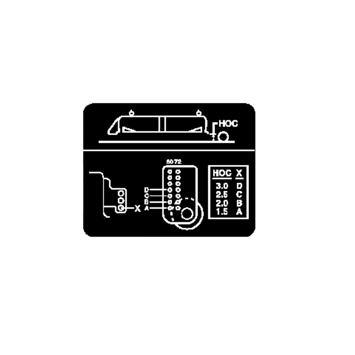 Label, Ztrak Roller Height Adjust