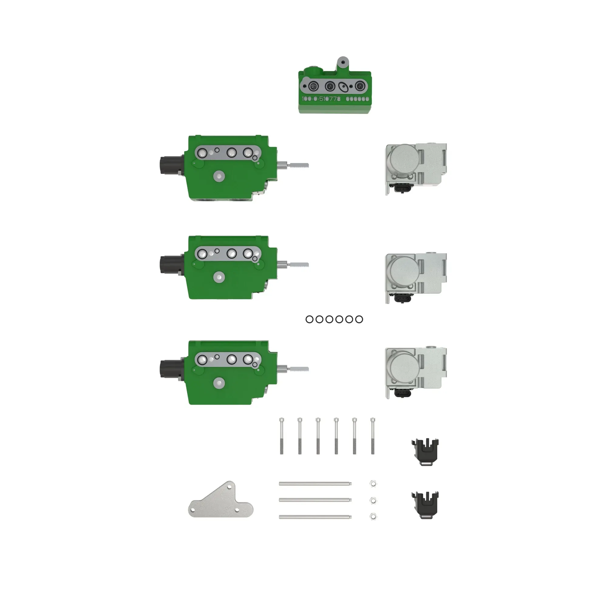 BL15463, Valve Block 3 Selective Control Valves (E-SCVs) On Pos. XI, XII, Operator's Station and Controls, 841L