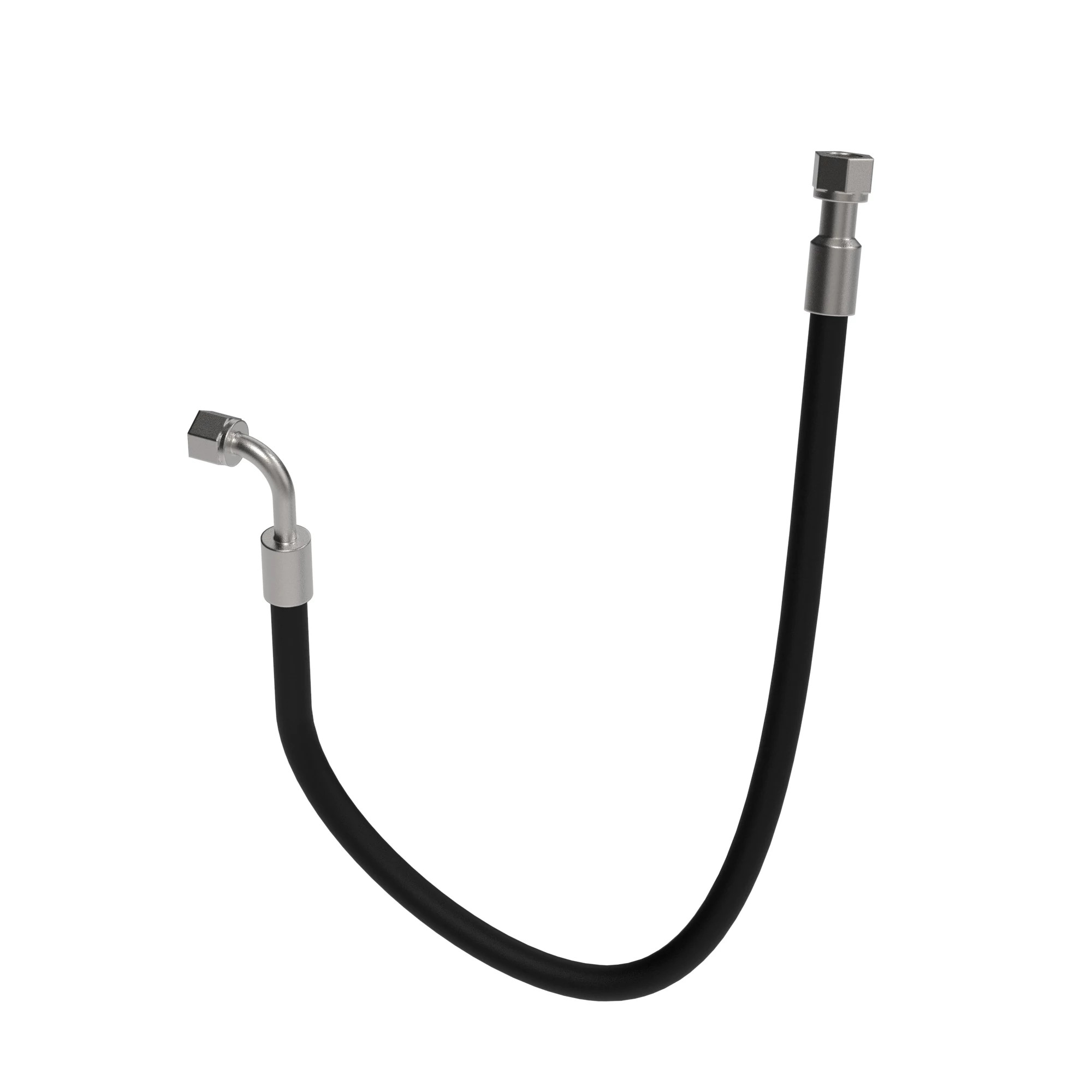 John Deere Engine Oil Sampling Port (Next to Oil Filter) to Engine Hose - F076679