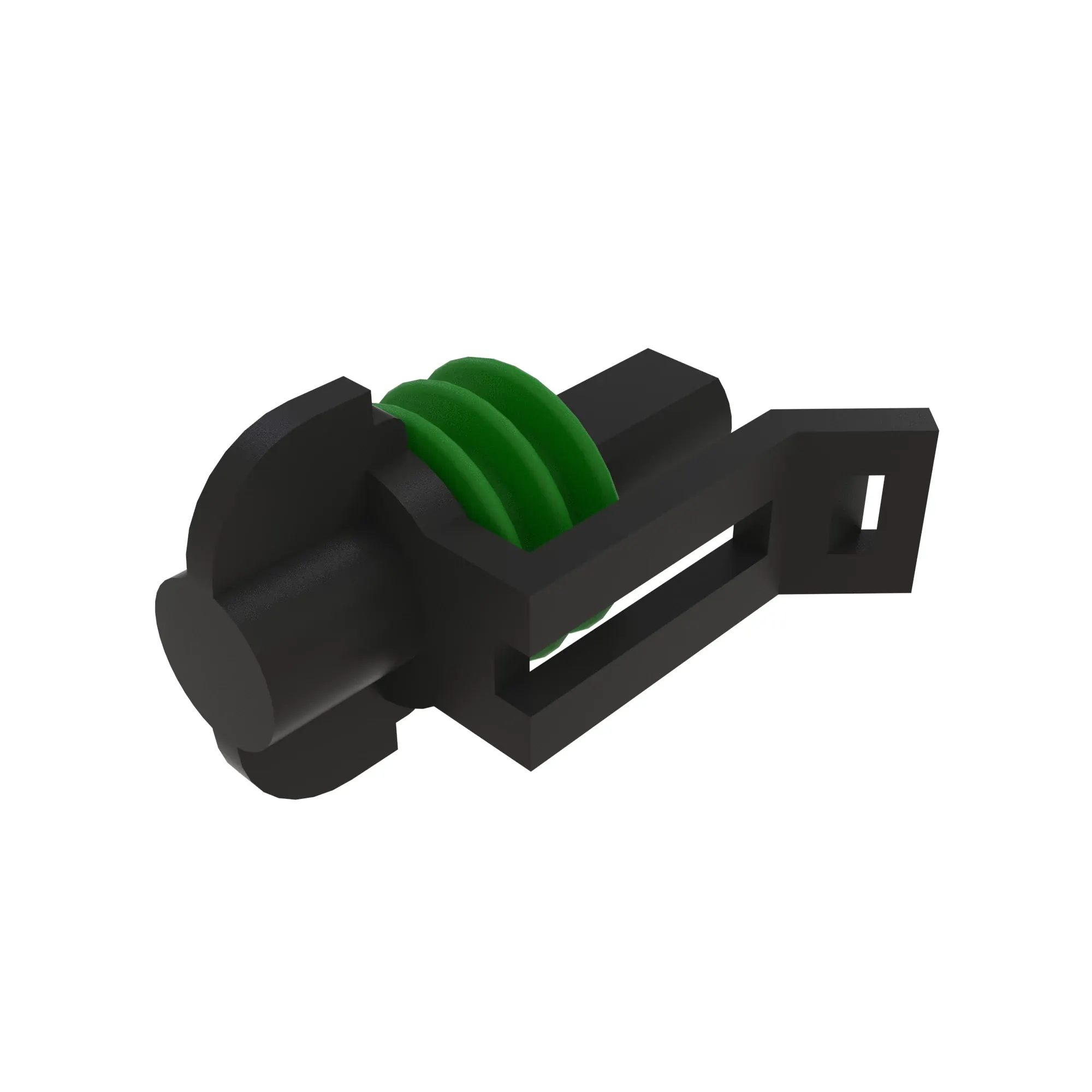 CONN DELPHI MP150 1W F BLK PLSTC