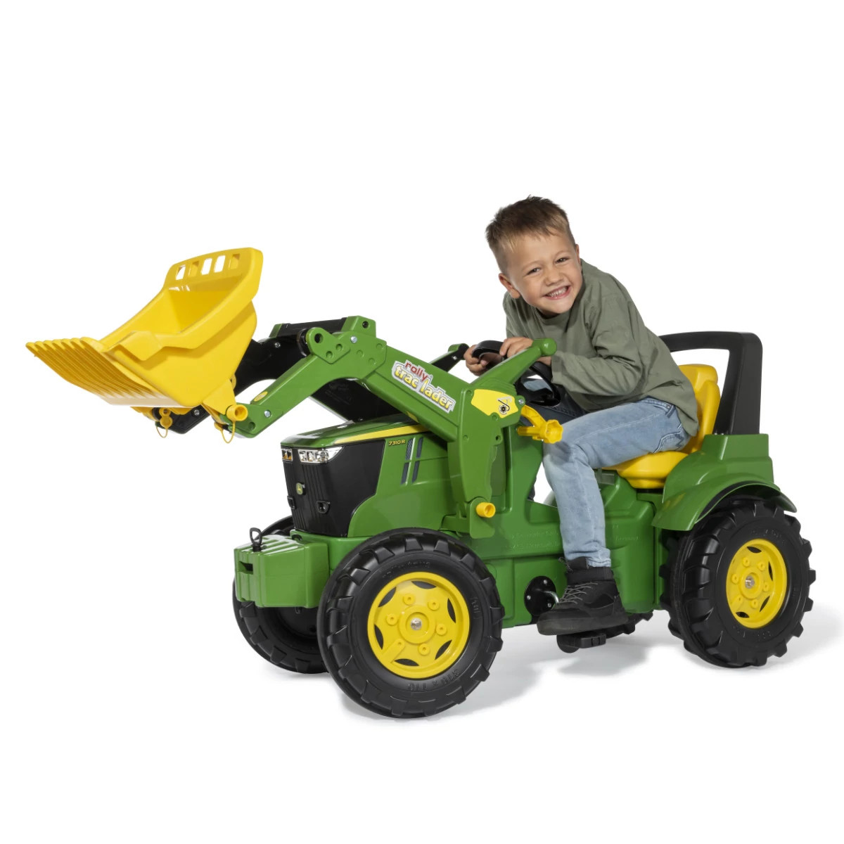 "Farmtrac 7310R with Trac Loader Pedal Powered Vehicle"