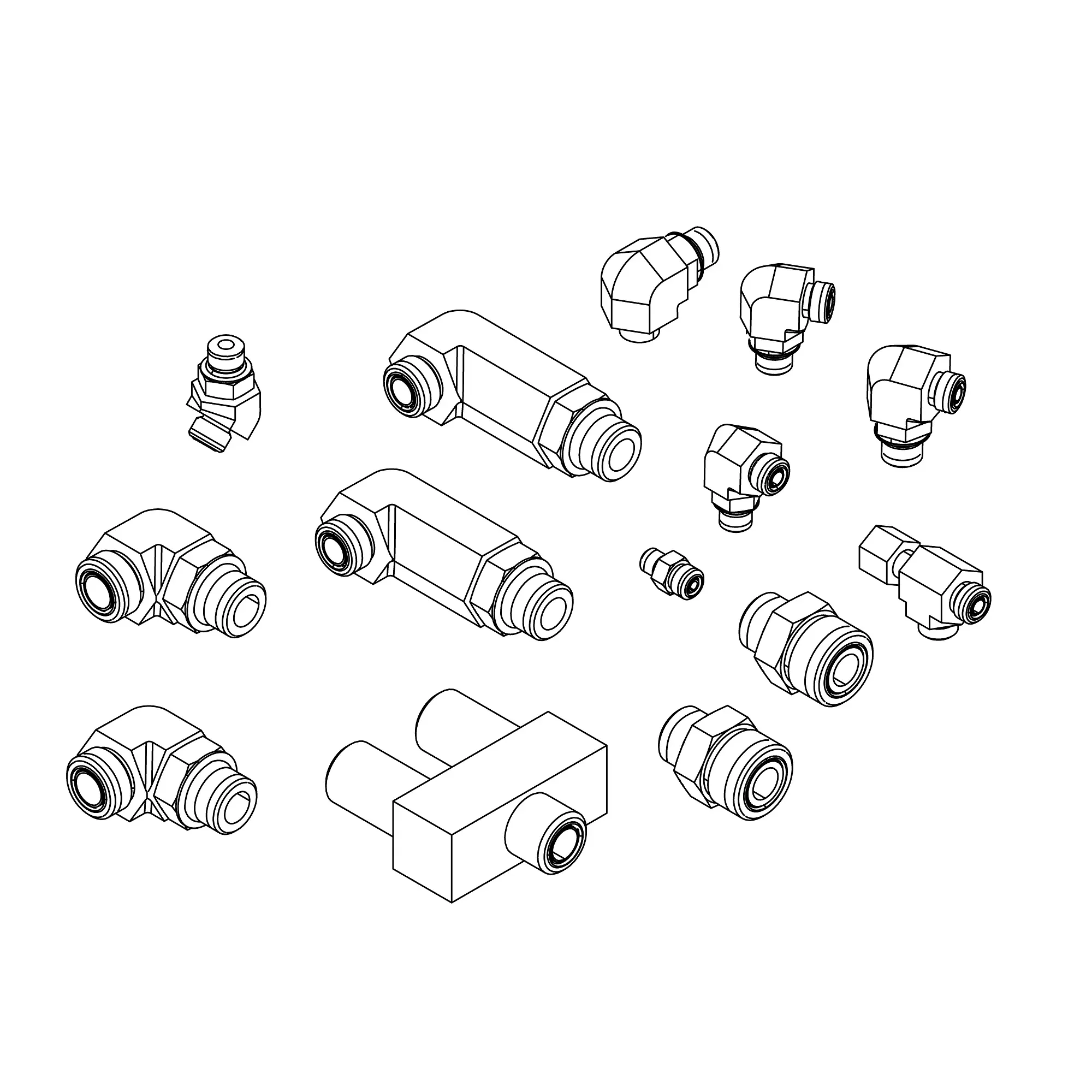 John Deere Fitting Kit - AXE57177
