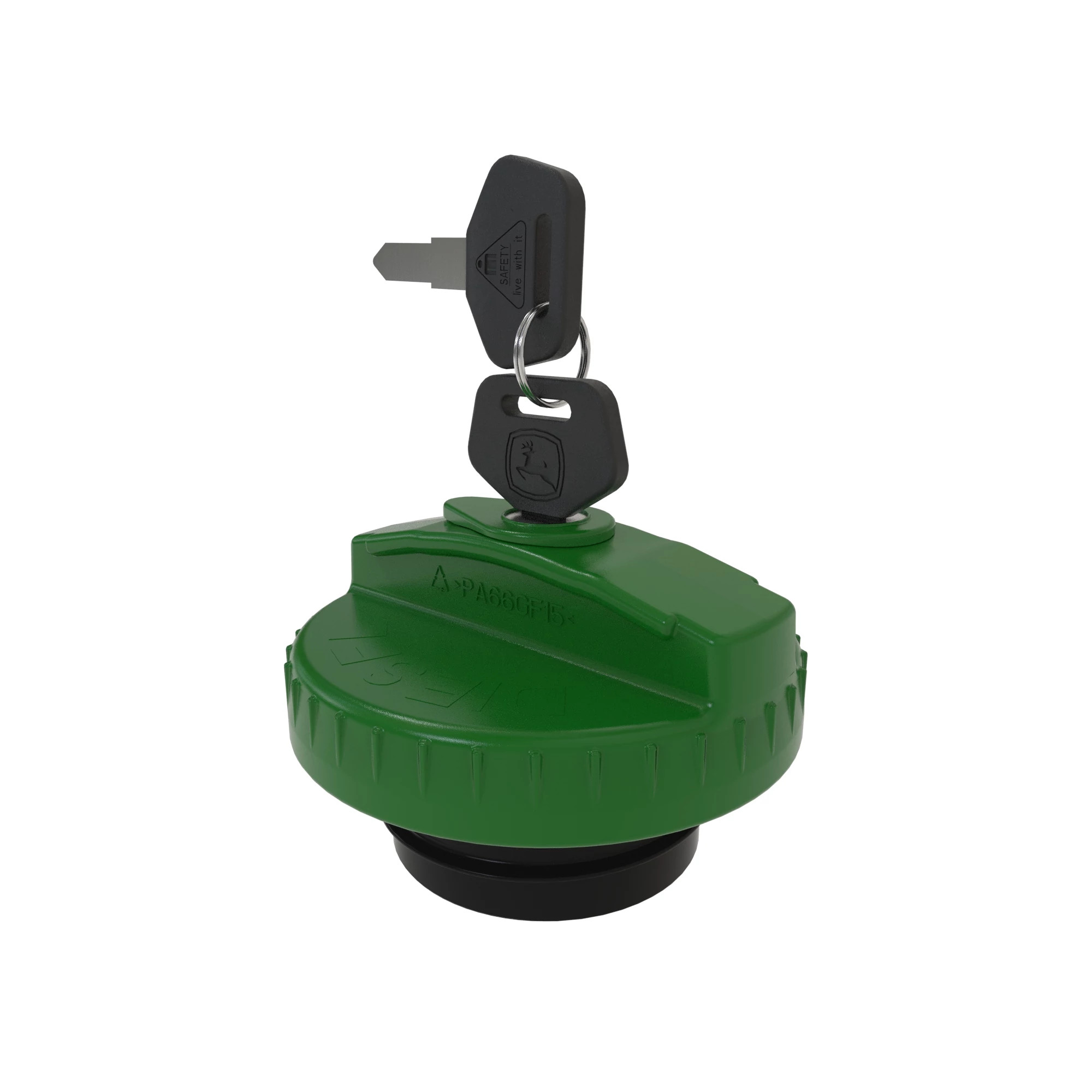 John Deere Fuel Tank Filler Cap Lockable, Green - SJ42580