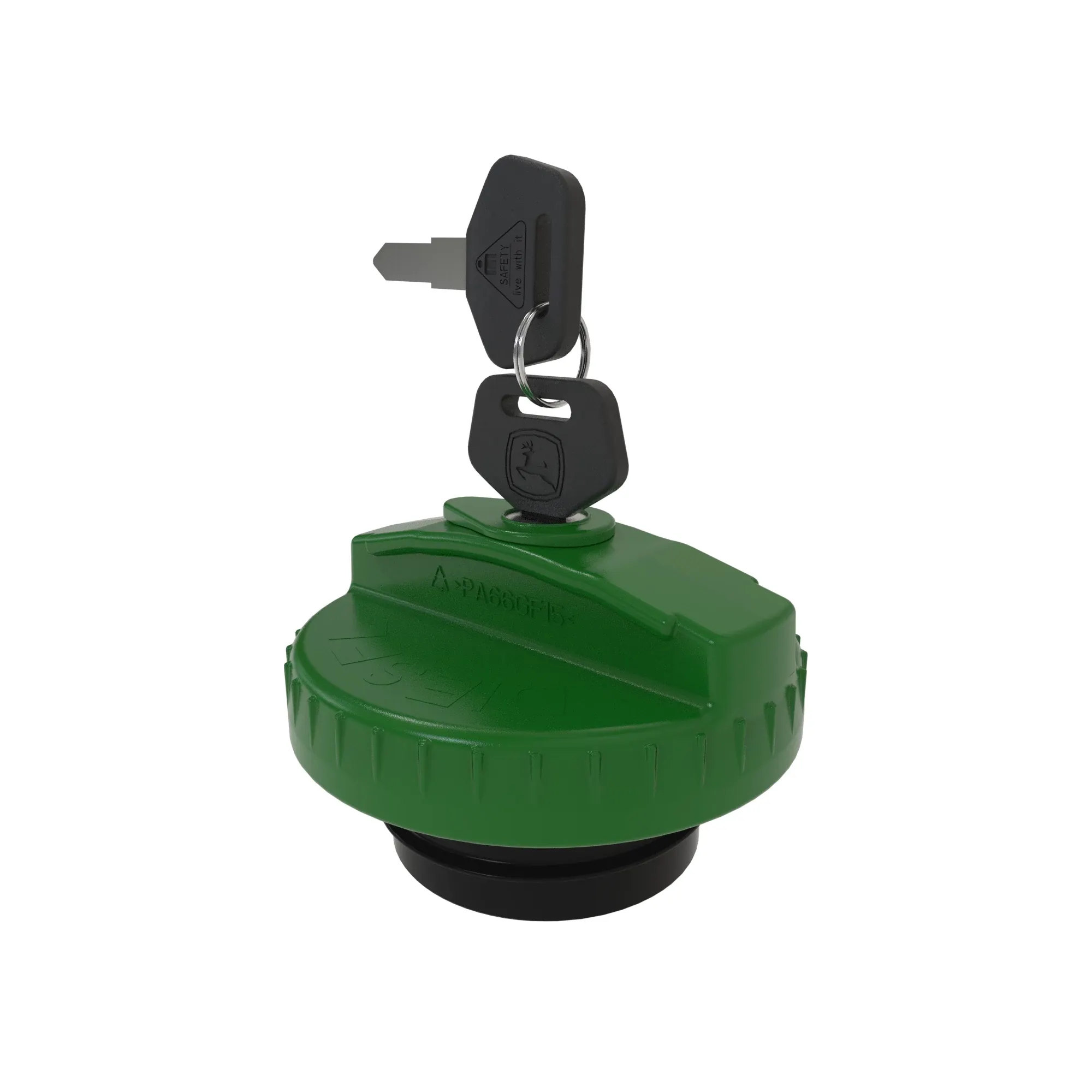 John Deere Fuel Tank Filler Cap Lockable, Green - SJ42580
