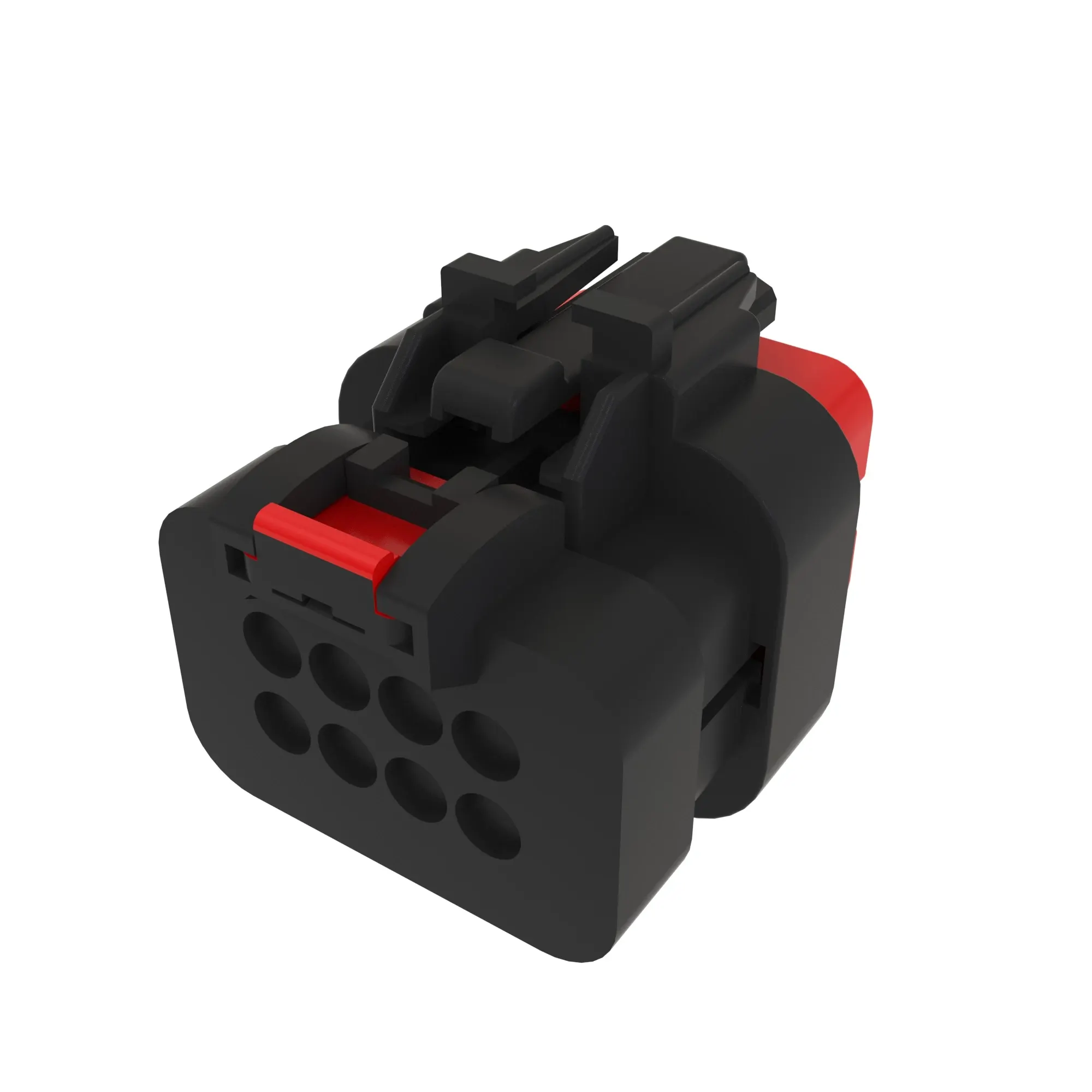 TYCO AMPSEAL16 8W RCPT SLD RED PLST