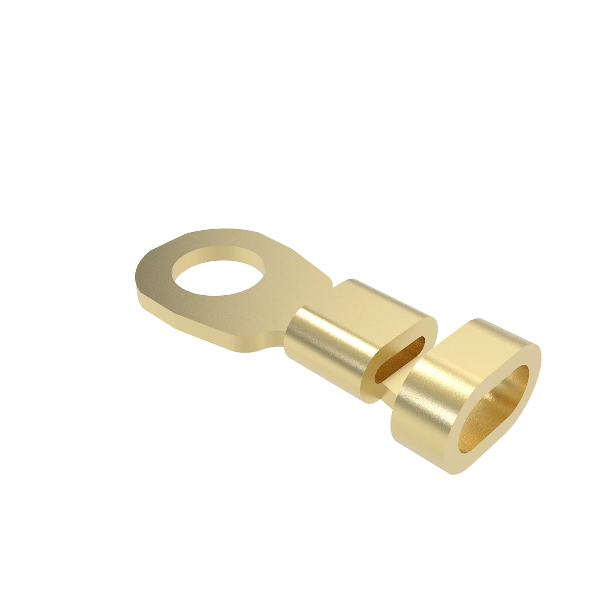 TERM DELPHI RING M5 12-8GA BRASS