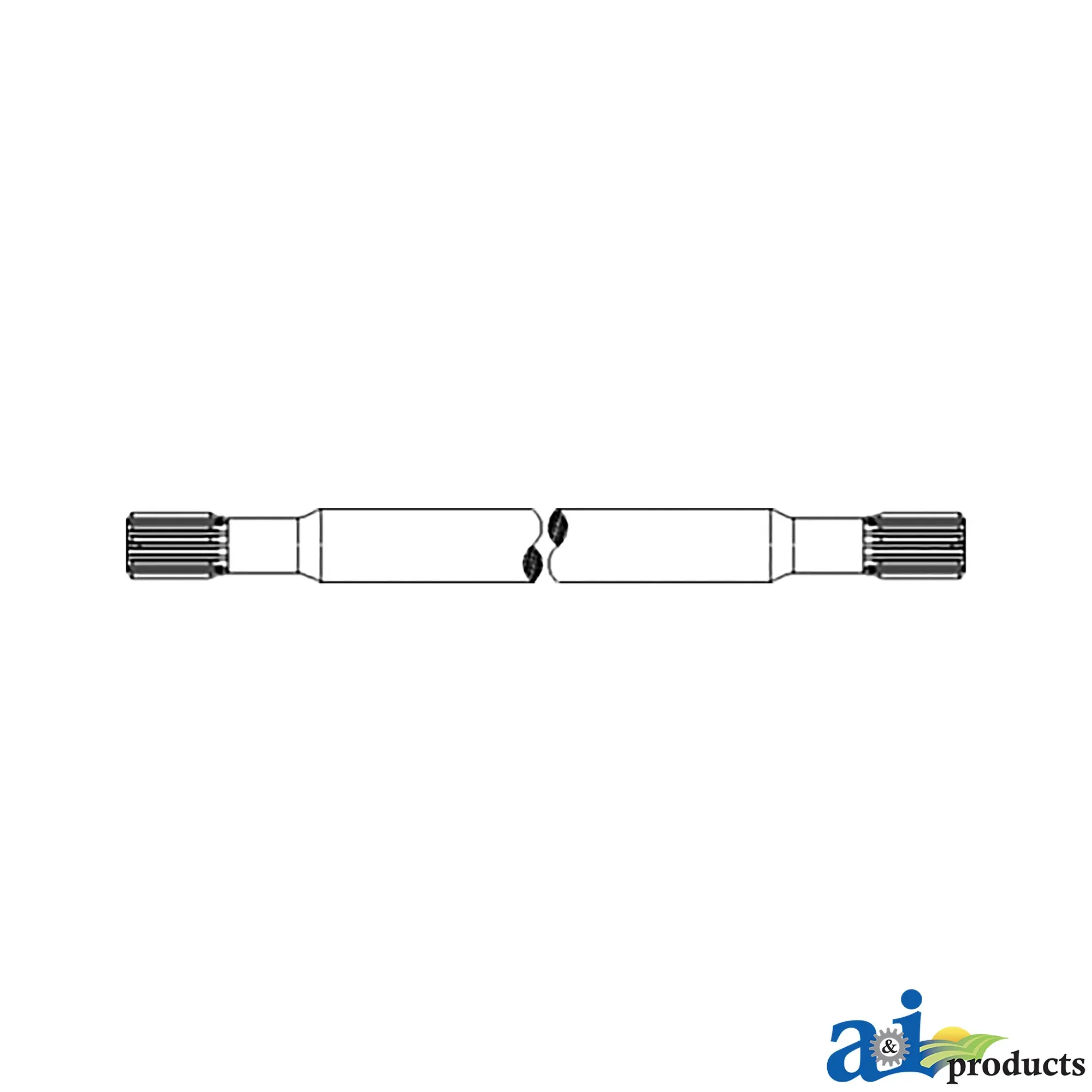 A&I Products Left Side Drive Shaft - A-H165668