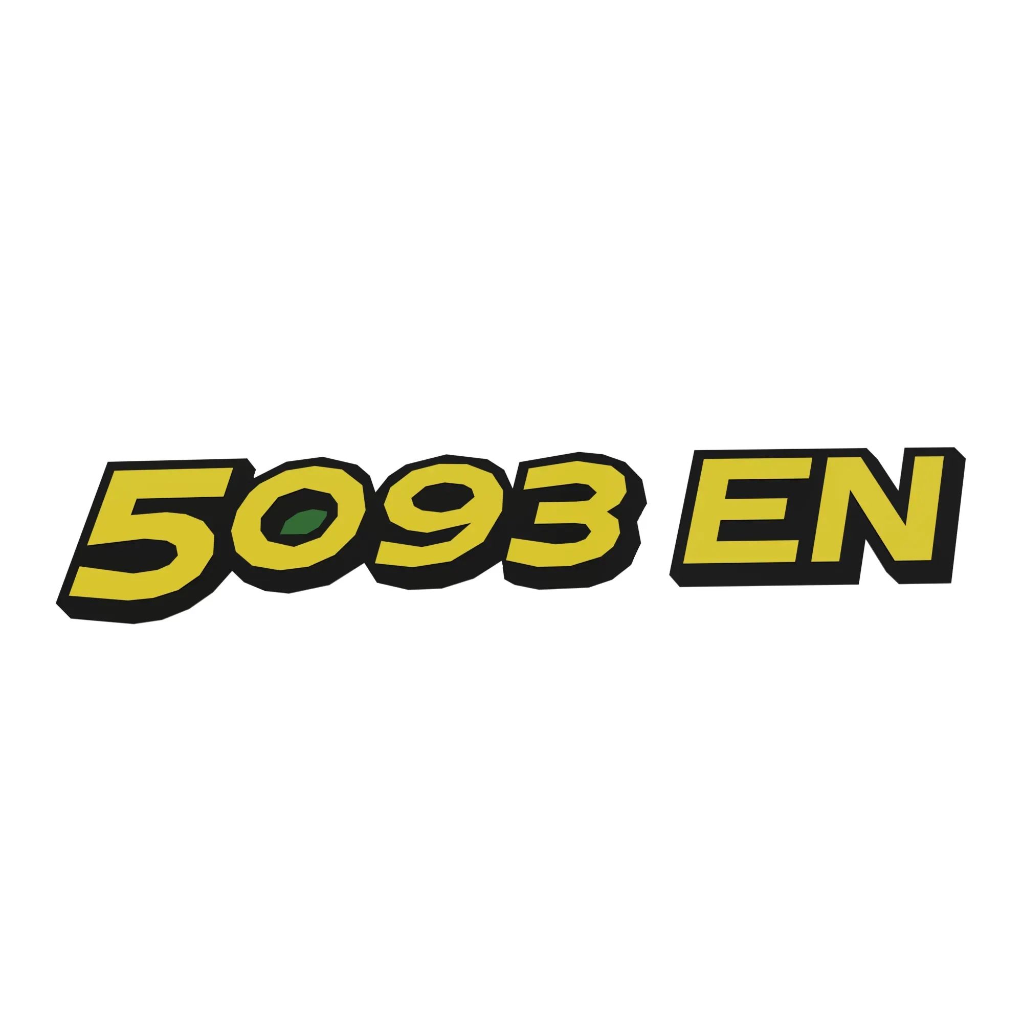 John Deere 5093EN Model Label, Left Side - SU293161