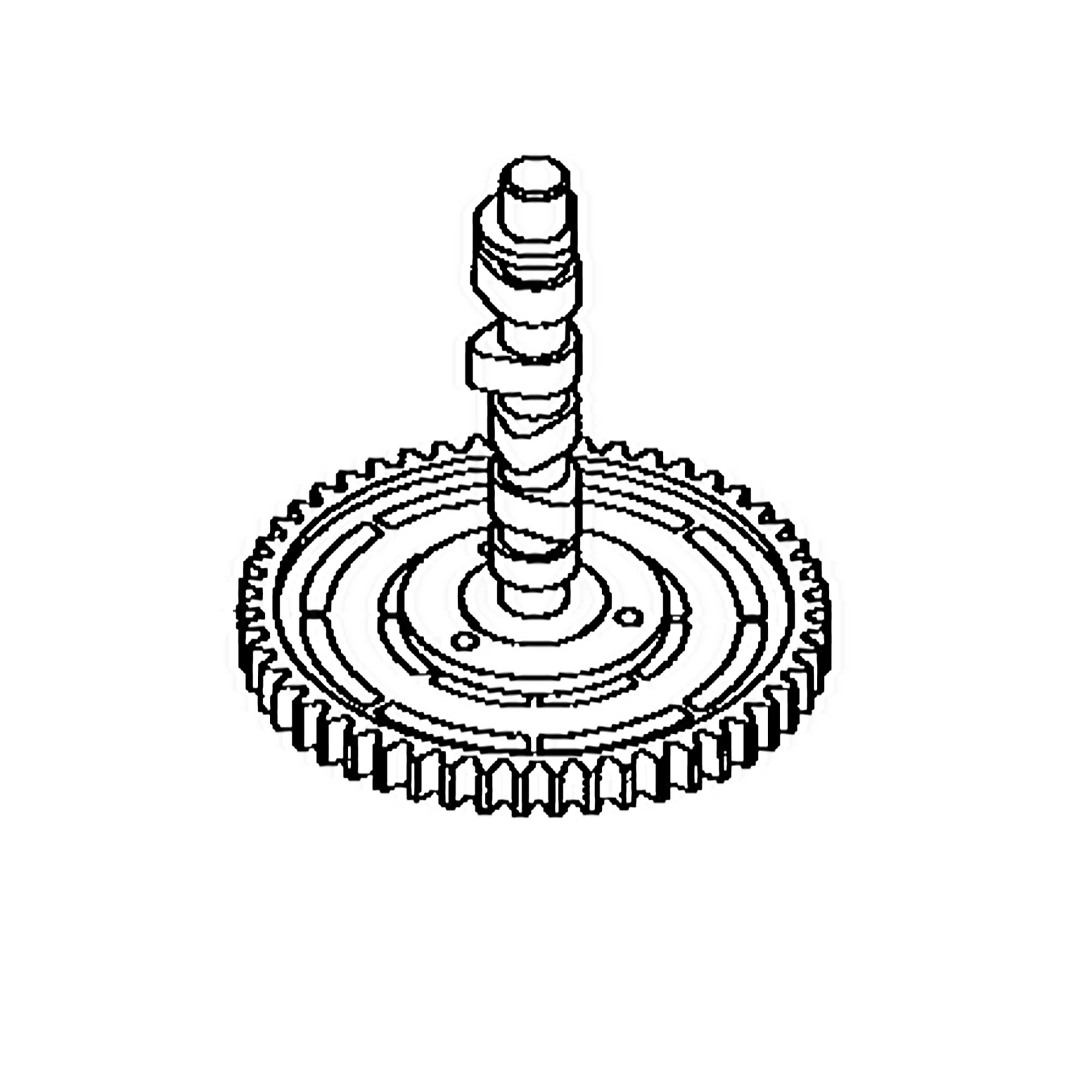 John Deere Camshaft with Gear - AM127312