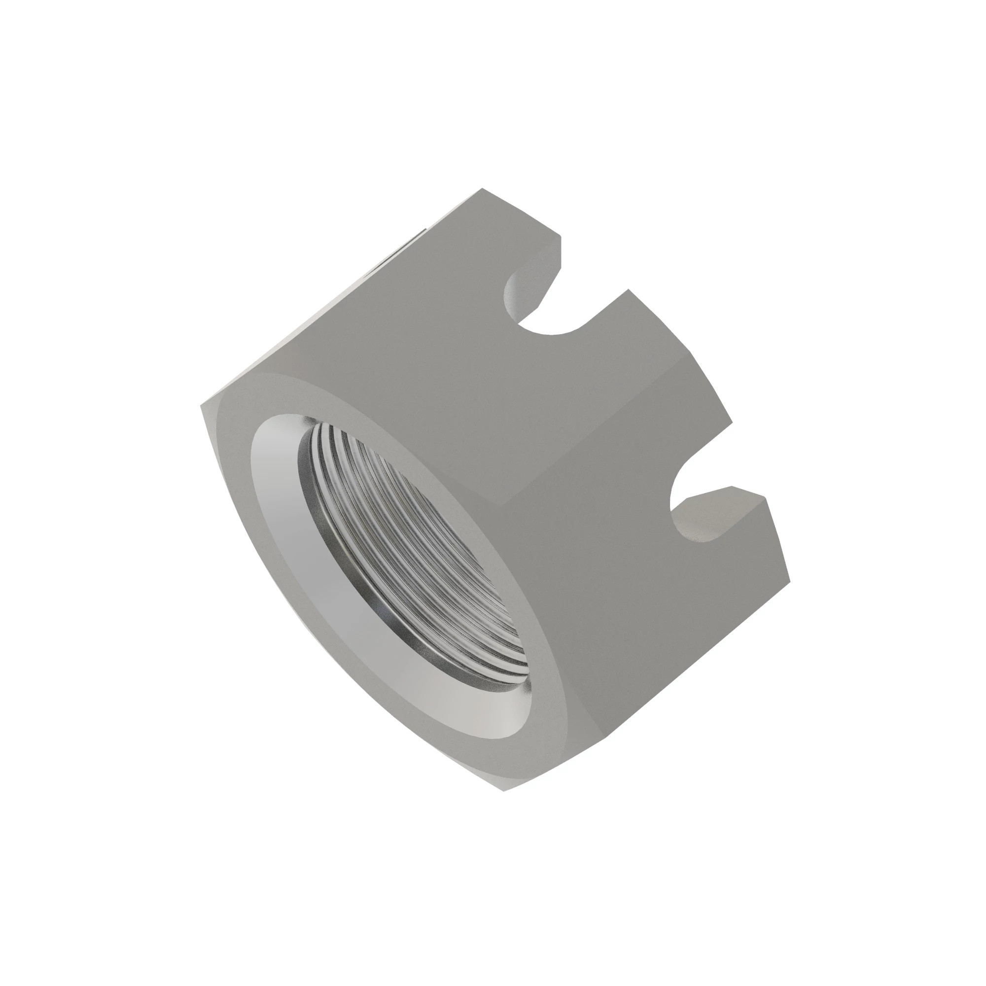 NUT, HEX SLOTTED
