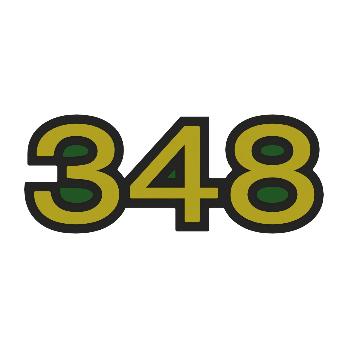 Label (348 Sm Rect. Baler)