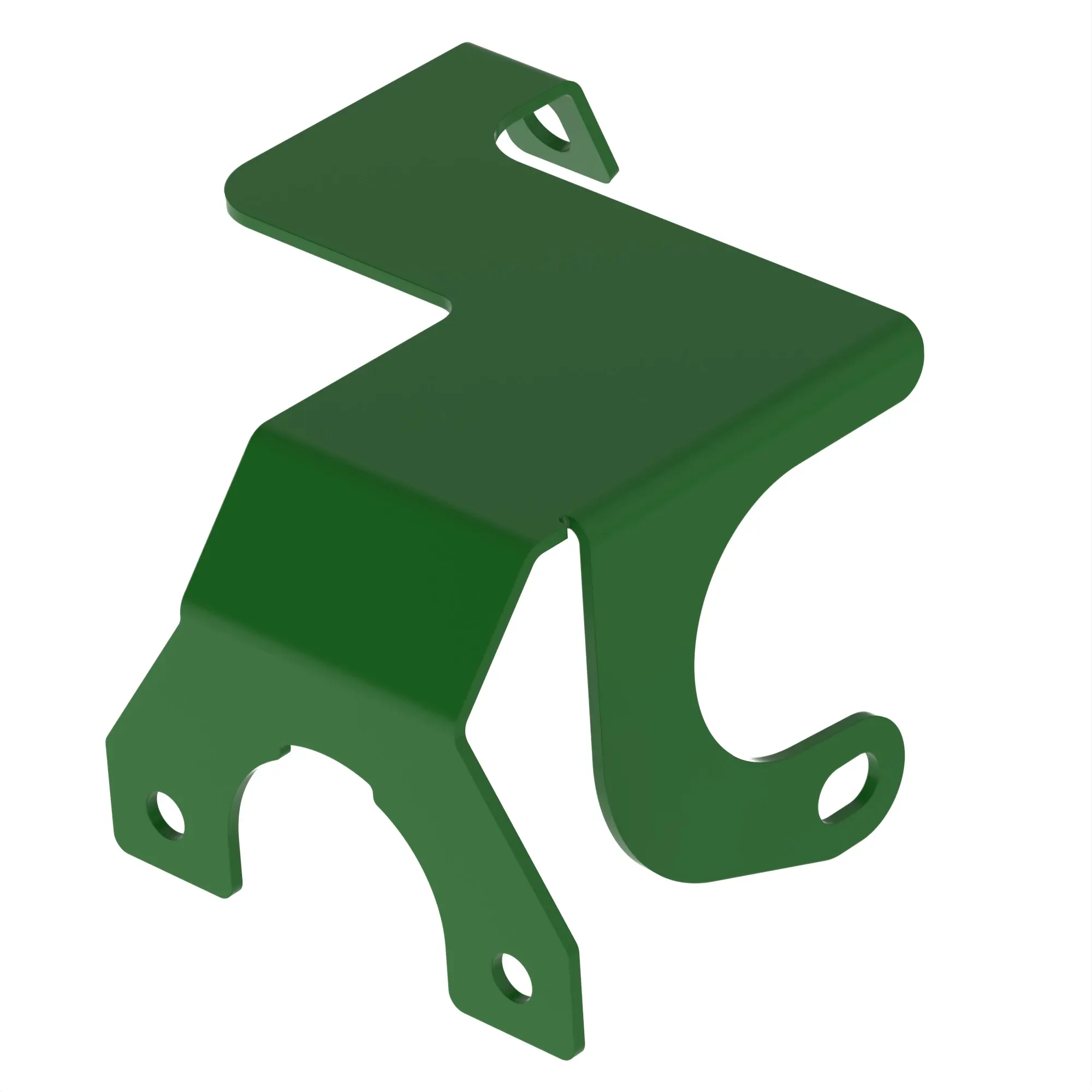BRACKET, BRACKET 7 PIN CONNECTOR,GREEN