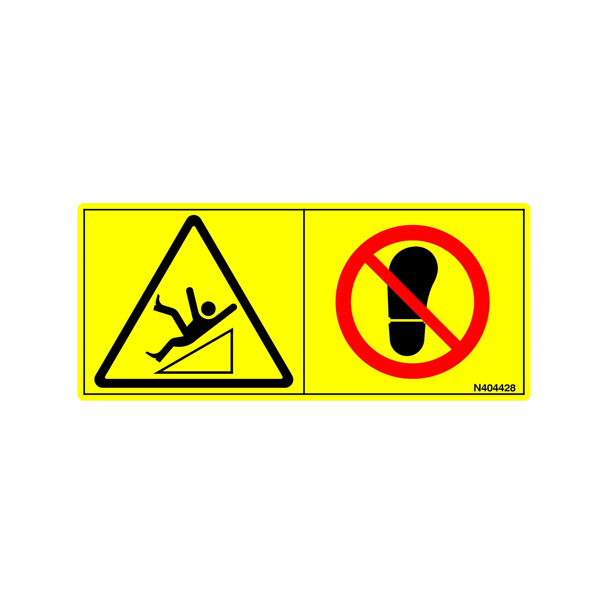 John Deere No Step Label - N404428