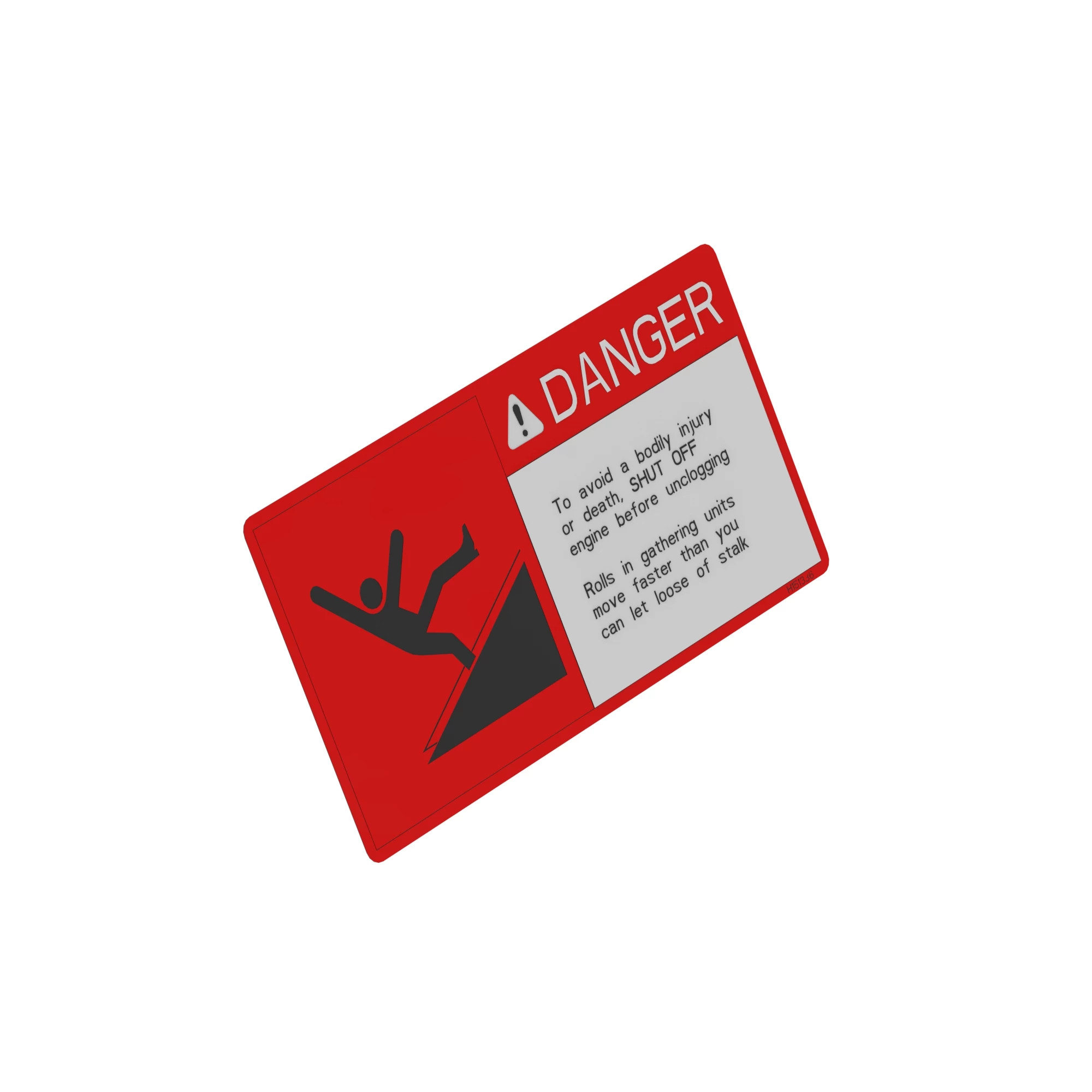 John Deere Safety Decal - H151336