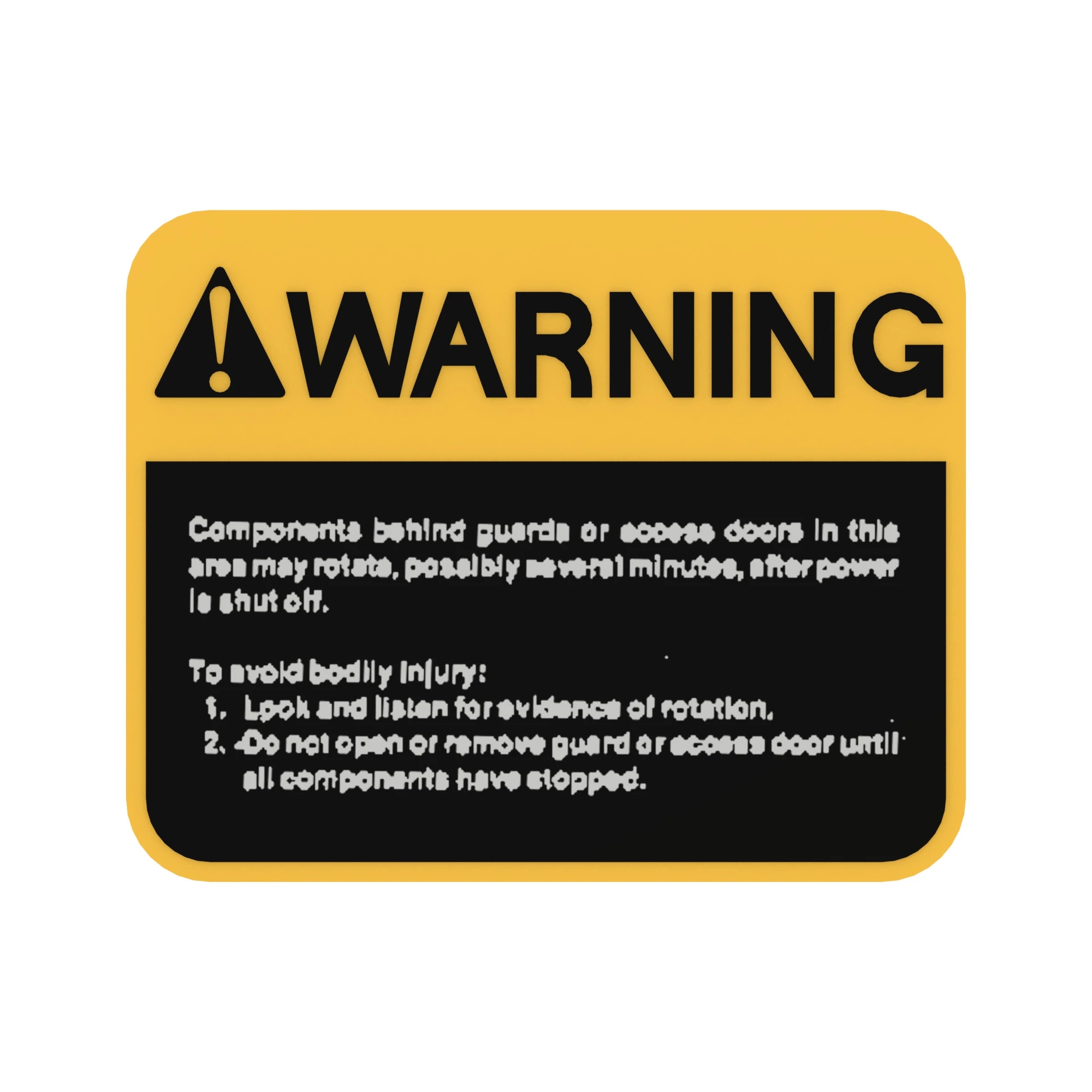 LABEL (WARNING)