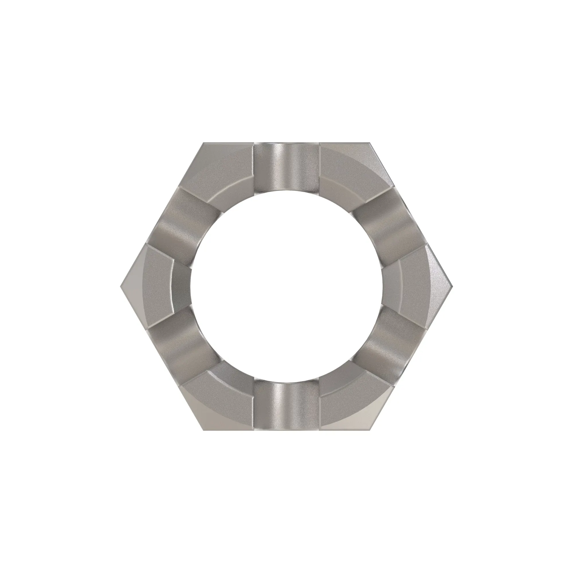 NUT, HEX SLOTTED