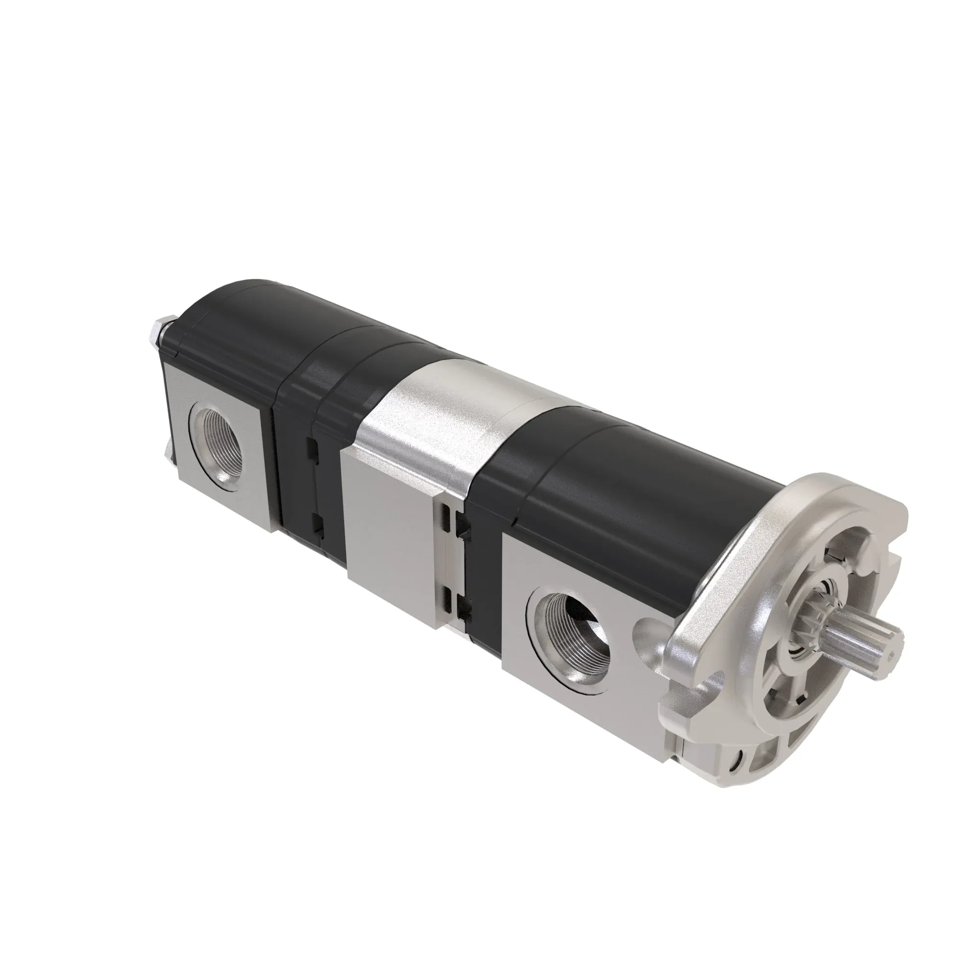 HYD PUMP ASSY, triple, S-series coupler drive