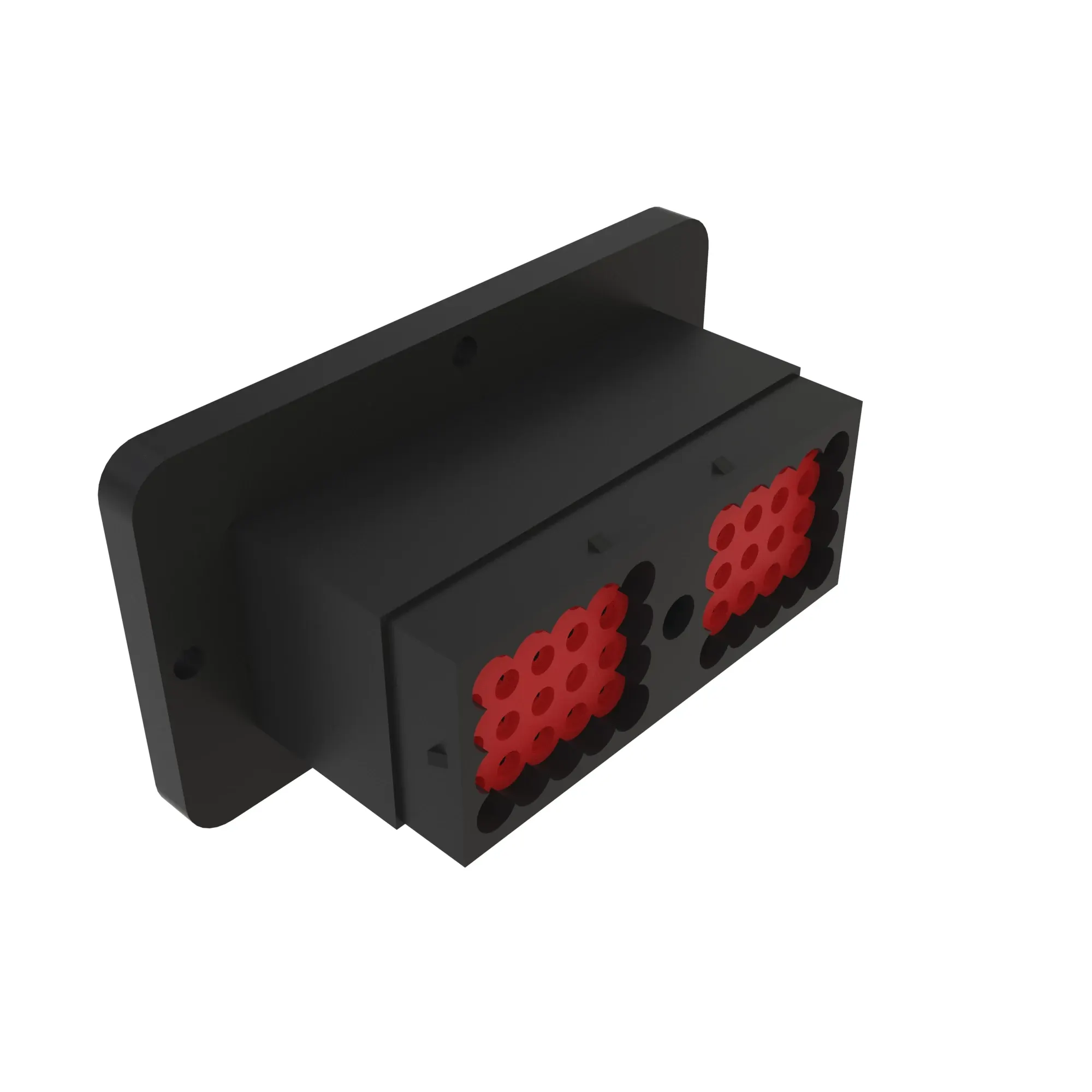 CONN DEUTSCH DRC 40W FS BLK PLSTC