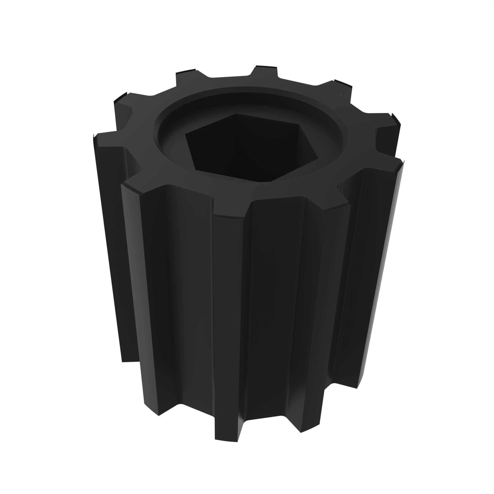 John Deere Medium Rate Black Meter Roller - A58473