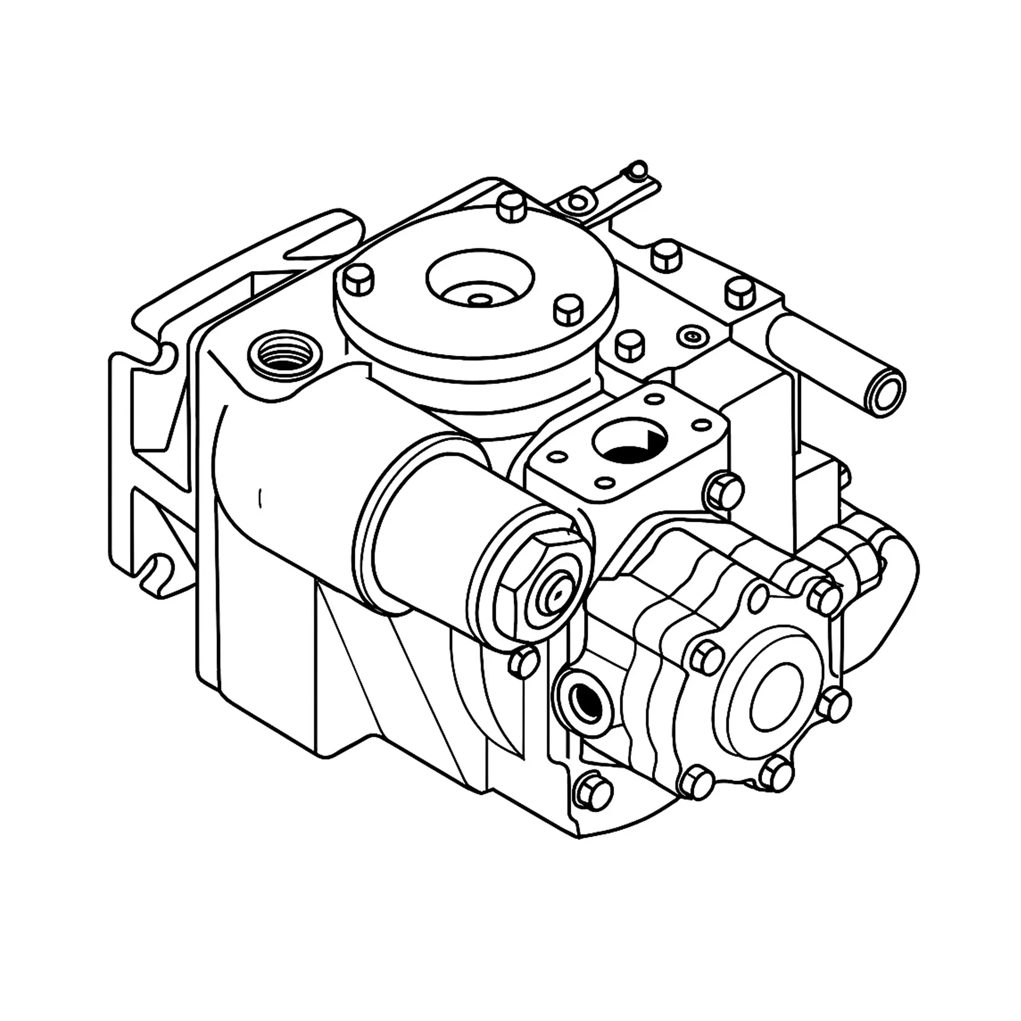 John Deere Hydrostatic Pump - DQ48358
