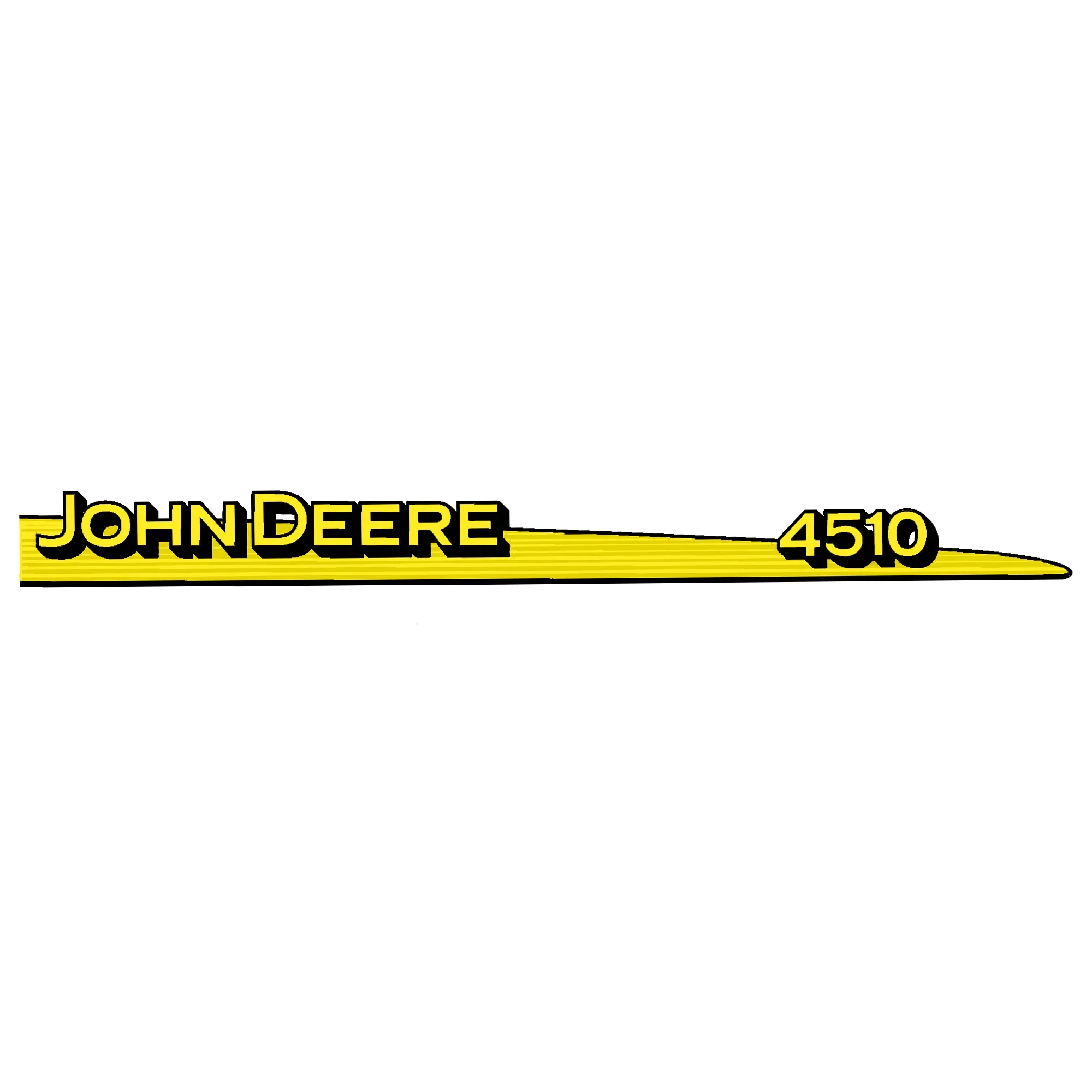 John Deere John Deere 4510 Model Designator Label, Right Side - LVU12290