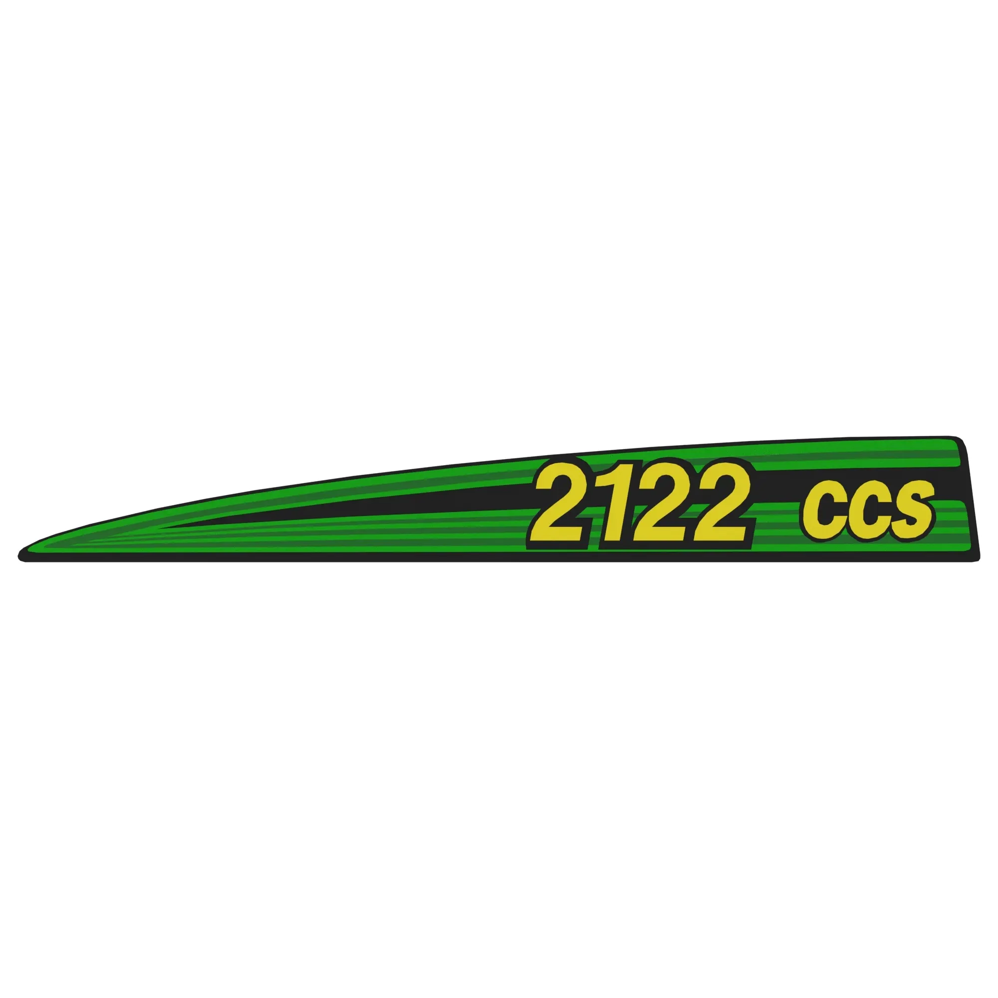 John Deere 2122 CCS Identification Decals Plate - CQ69449
