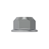 FLANGE NUT, HEX FLANGE M8X1.25-6H