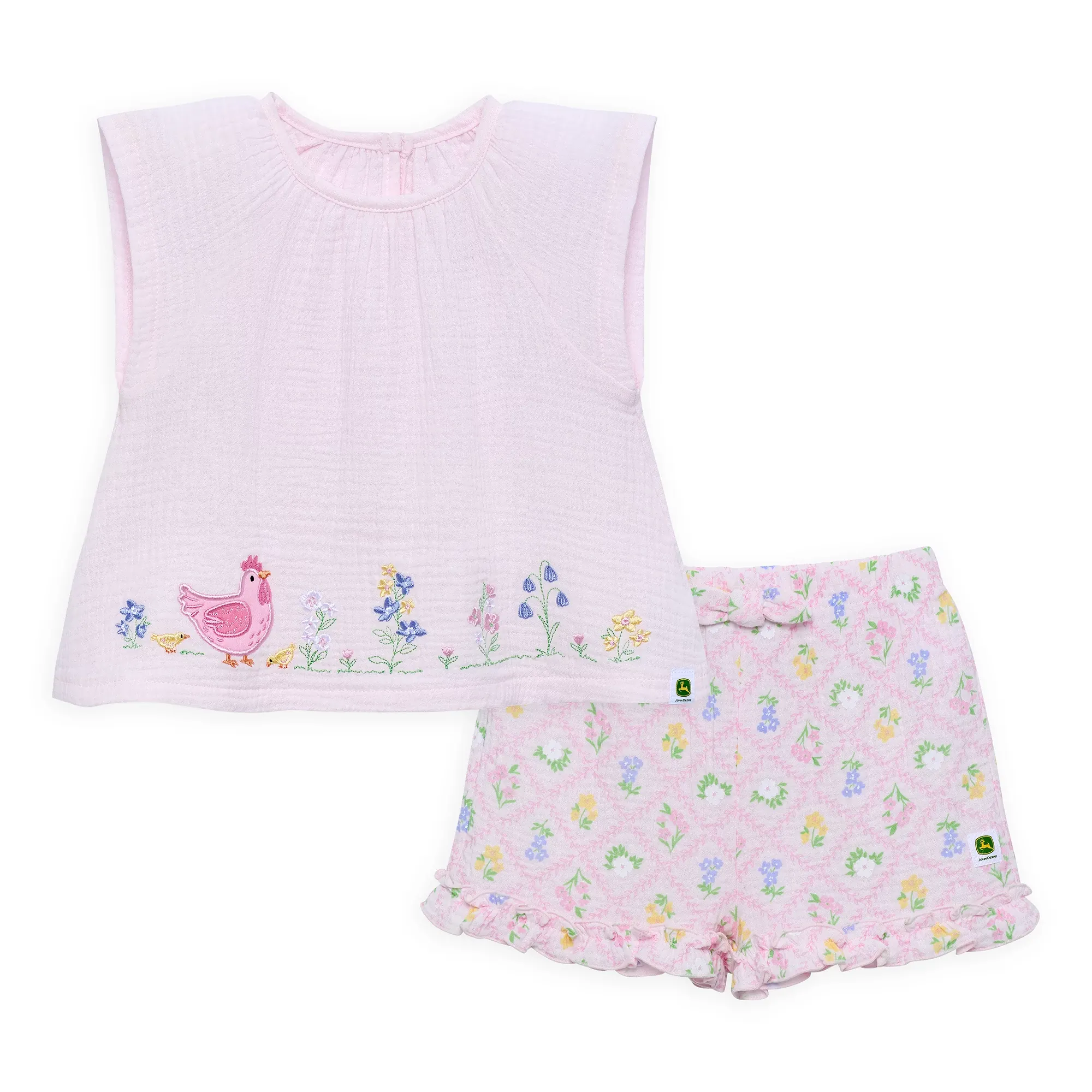 Farm Flowers Top & Short Set