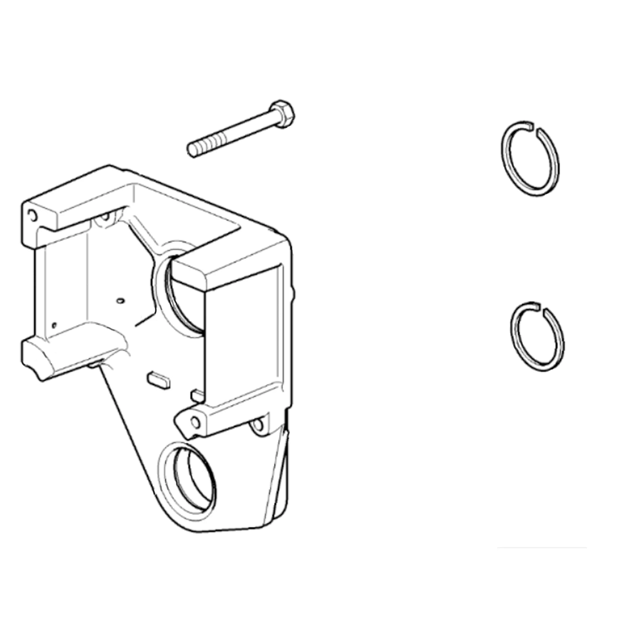 Support Kit, R543985 PTO Front Supp