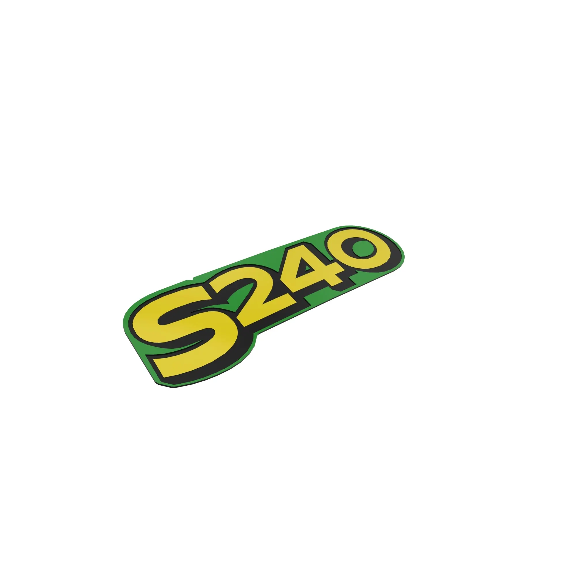 John Deere S240 Hood Label, Left Side - UC26397