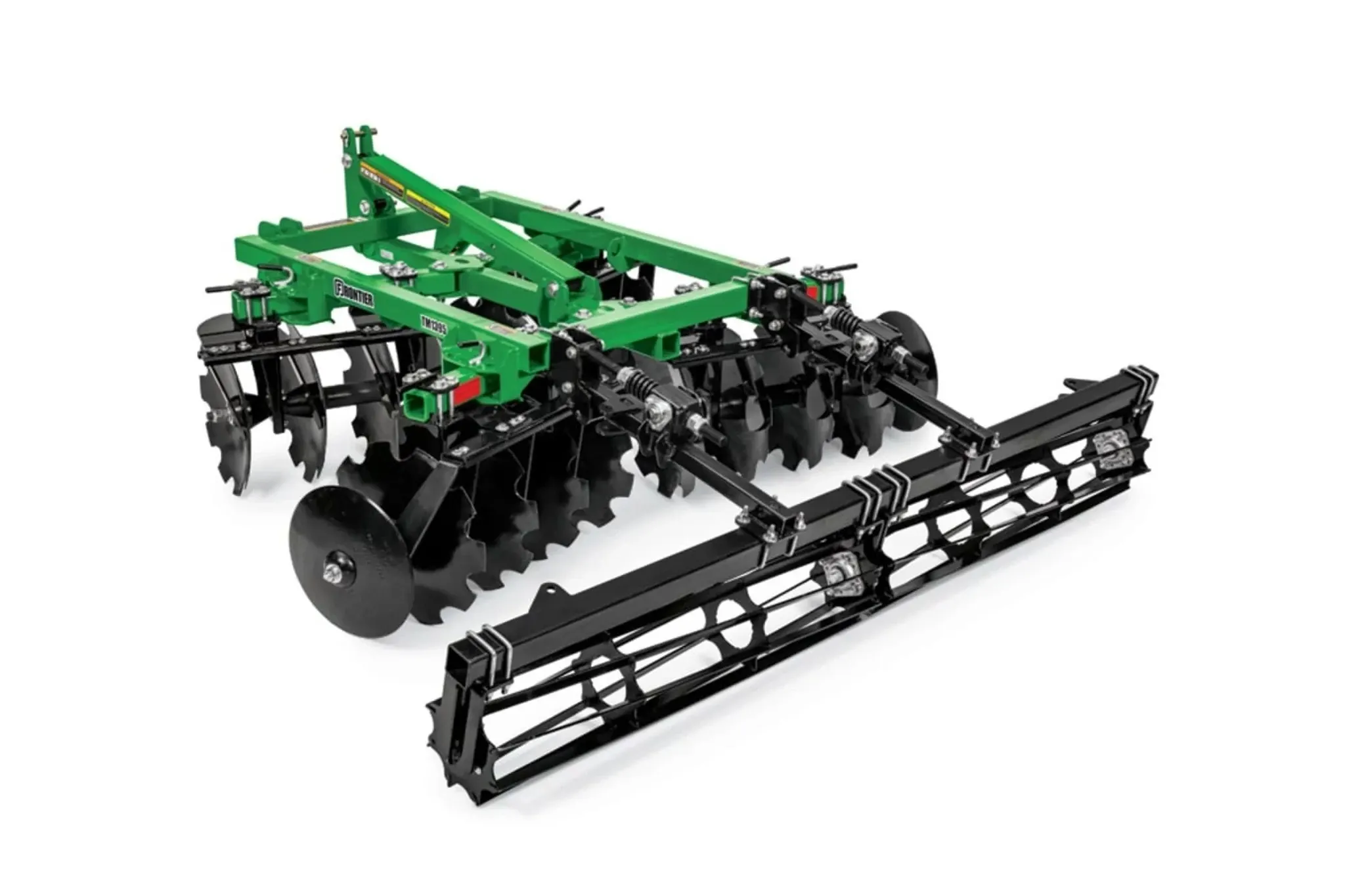 Rear left studio view of TM13 Tandem Disk Harrow