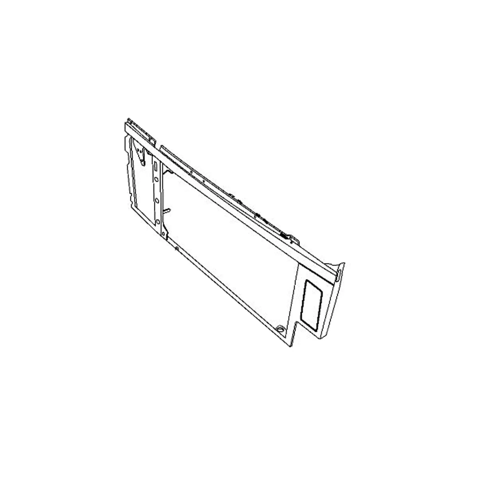 John Deere Hood Support, Left Side - RE49047