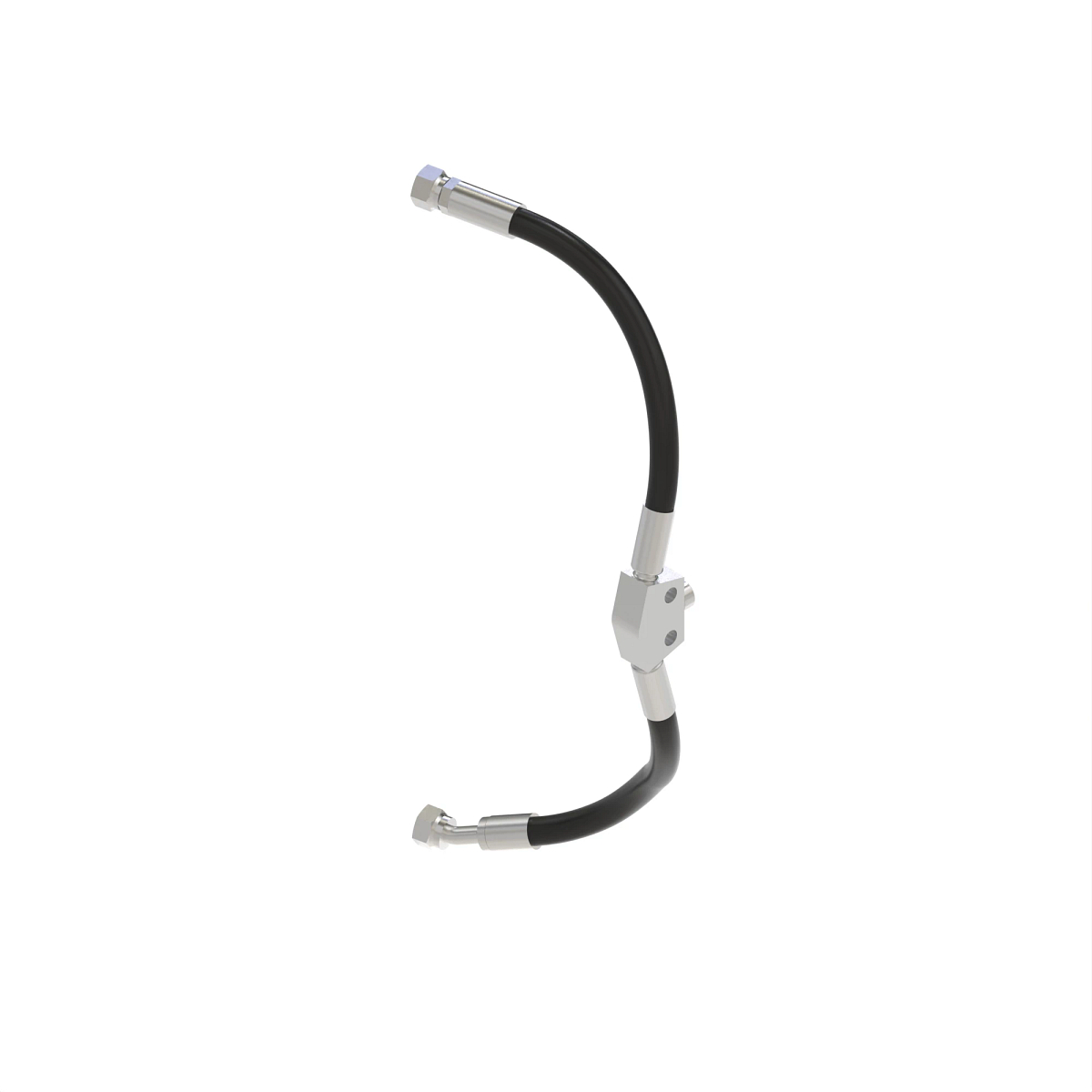 John Deere Front Hitch Cylinder Lower Hydraulic Hose - RE581388