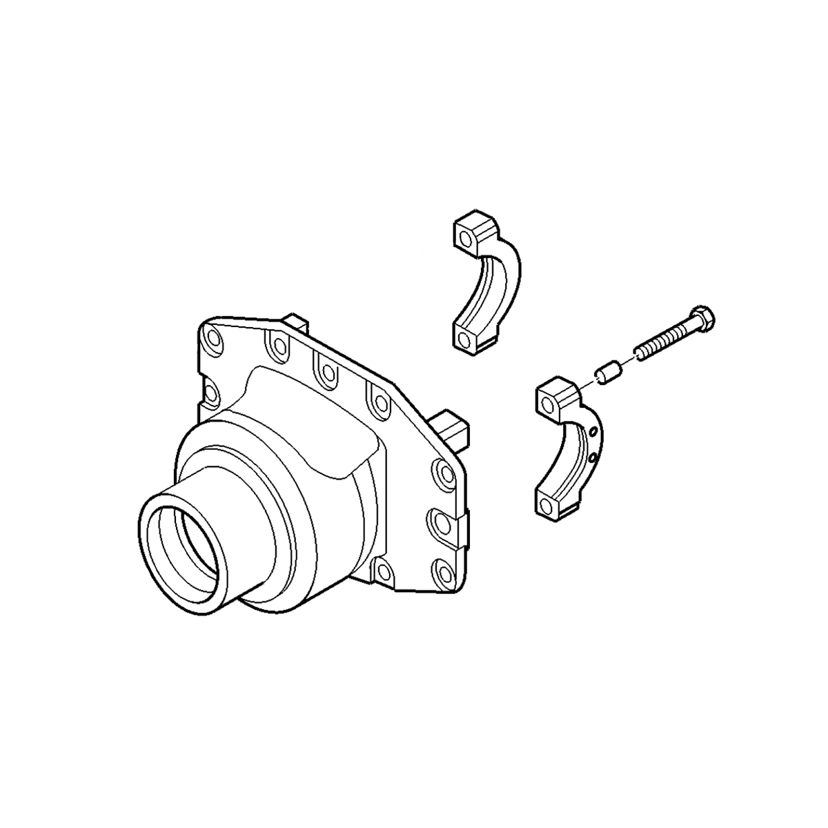 Housing, Input Quill With Bearing E