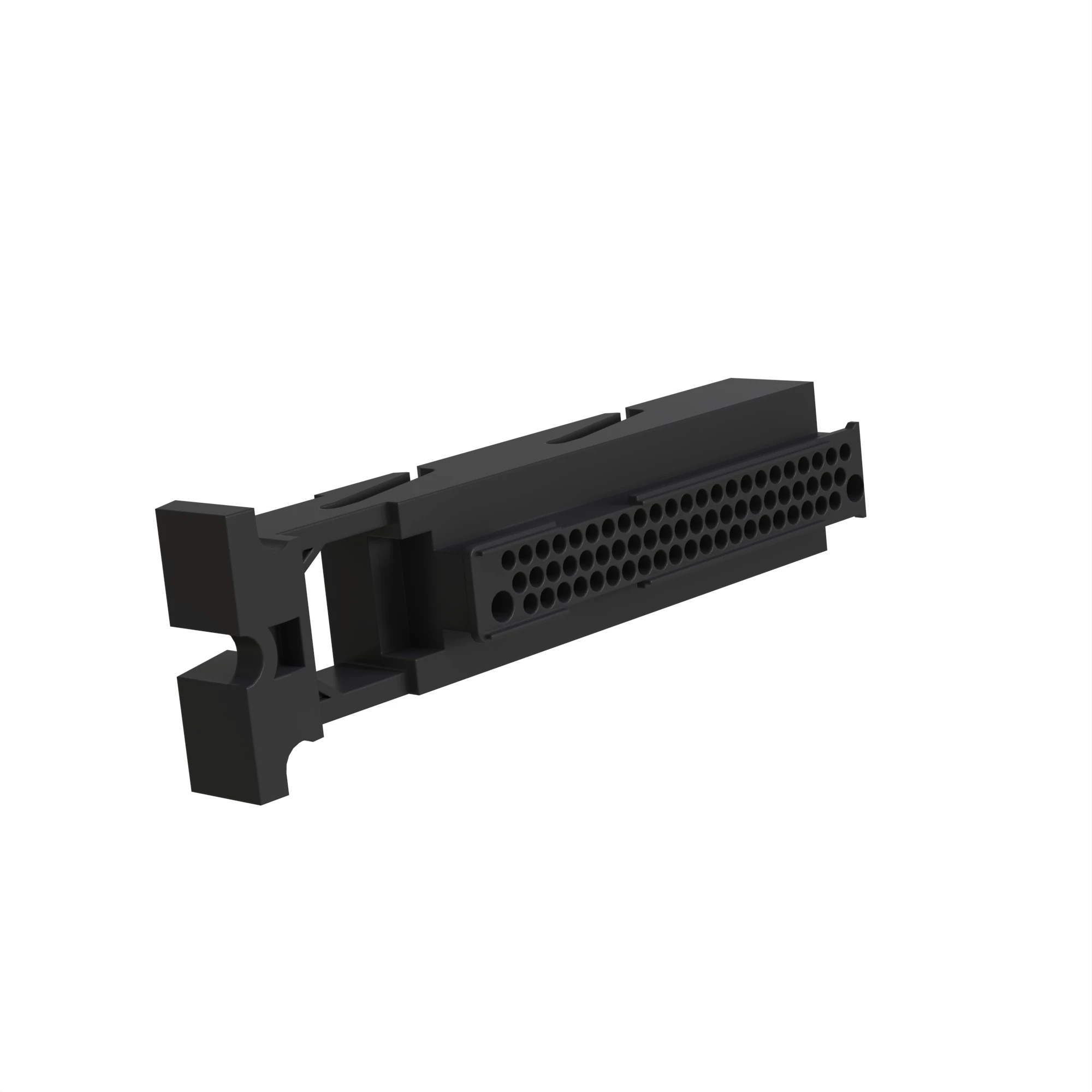 John Deere Black External Electrical Connector Housing, 68 Cavities - 57M8419