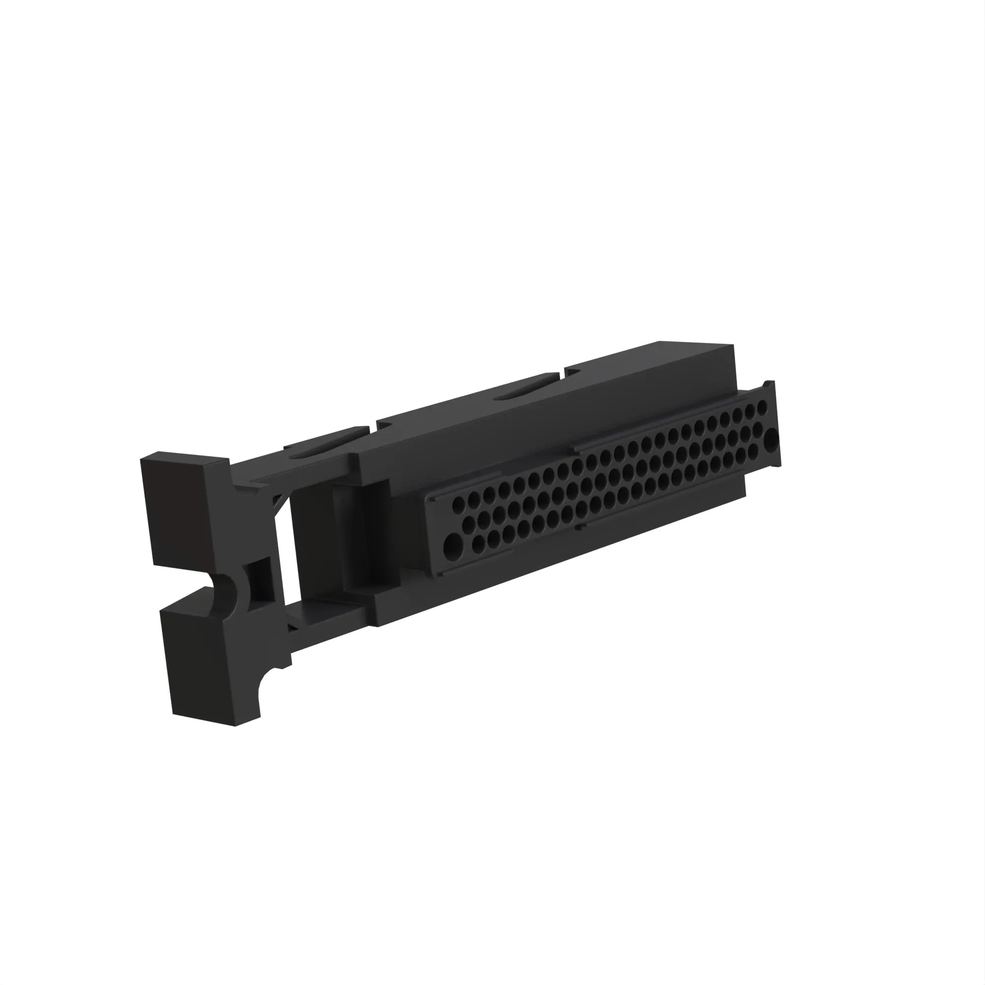 John Deere Black External Electrical Connector Housing, 68 Cavities - 57M8419